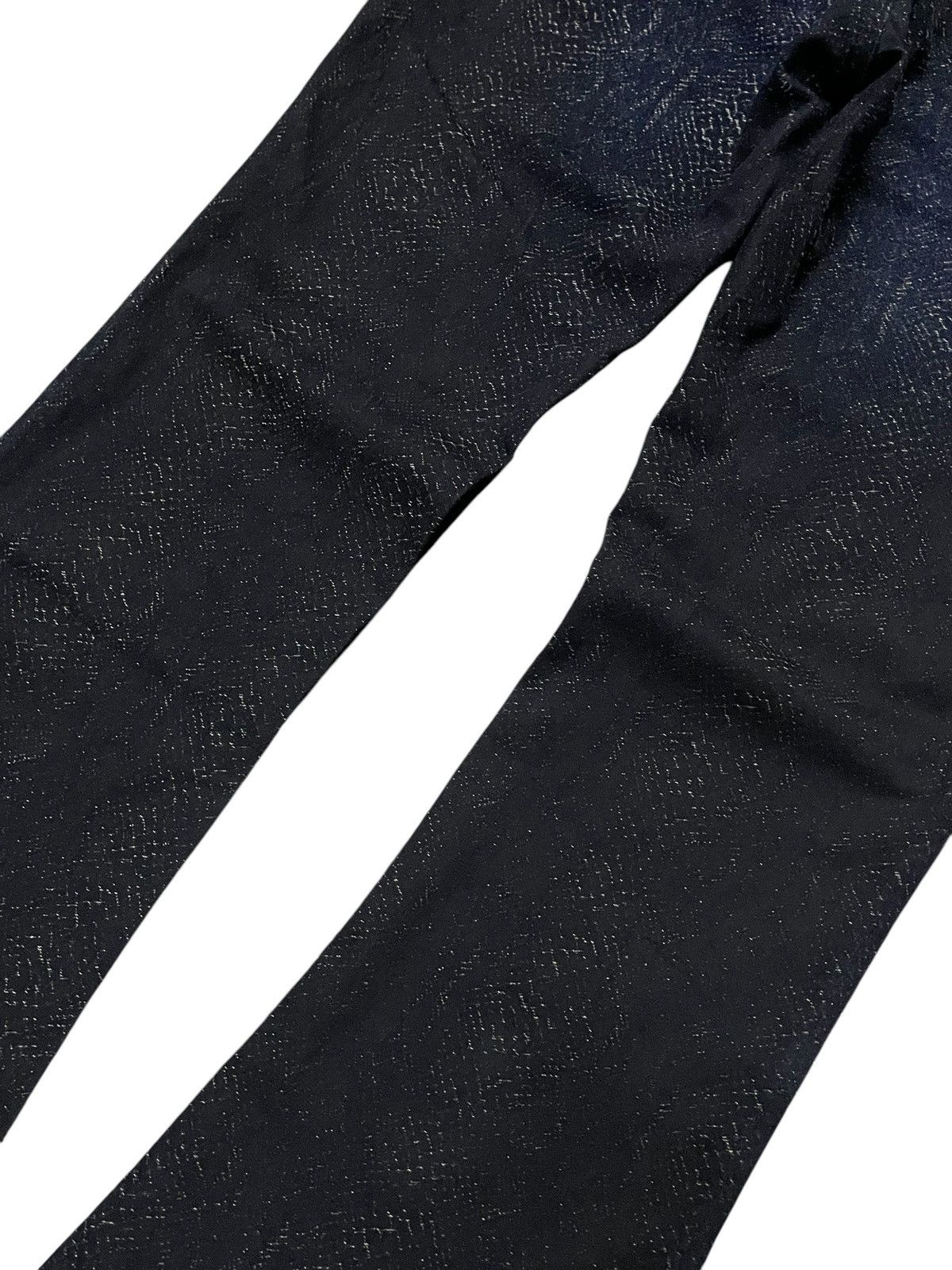 5351 POUR LES HOMMES × semanticdesign CPA Japan 🐍 Jacquard Phantom Snake Pattern Scale Flare Jeans Size US 31 - 11 Thumbnail