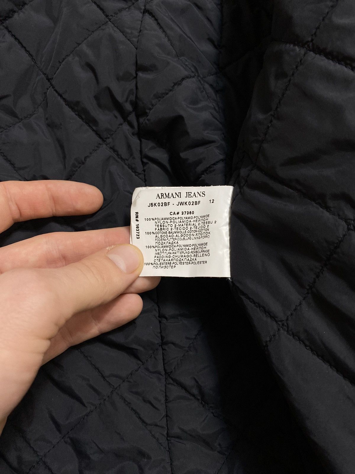 Armani Vintage Armani Jeans Double-Breasted Jacket Size L / US 10 / IT 46 - 10 Thumbnail