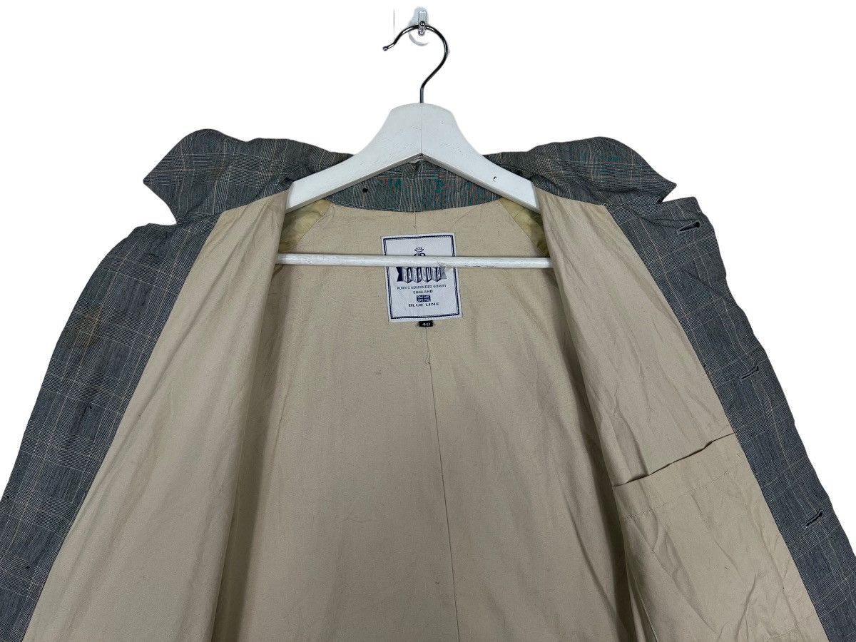Baracuta 🔥 BARACUTA BLUE LINE CHECKER TRENCH COAT Size US M / EU 48-50 / 2 - 11 Thumbnail