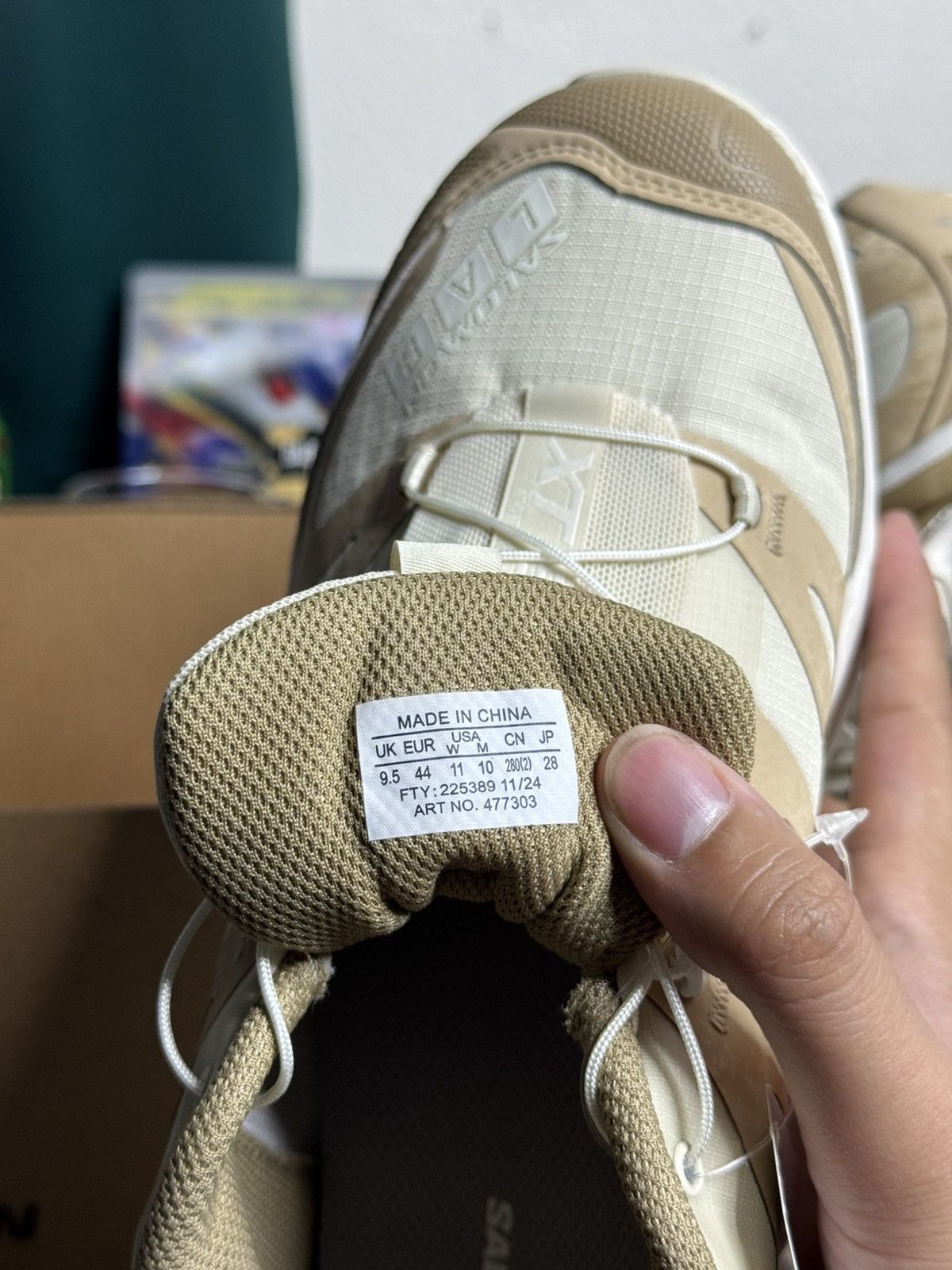 Salomon Salomon XT-4 OG Protective Safari/Almond Milk NEW Ships Fast Size US 10.5 / EU 43-44 - 6 Thumbnail