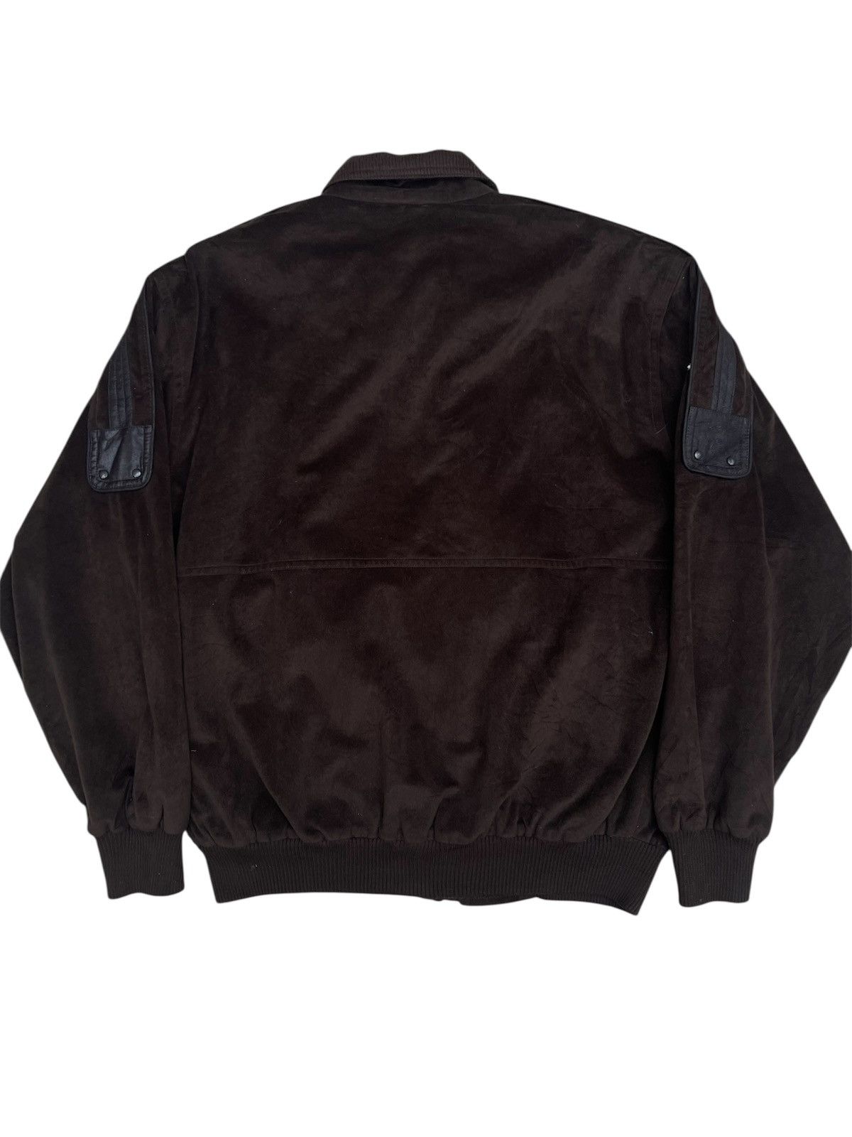 Japanese Brand Vintage Carlo Valentino Dark Green Jacket Leather Accents Size US M / EU 48-50 / 2 - 3 Thumbnail