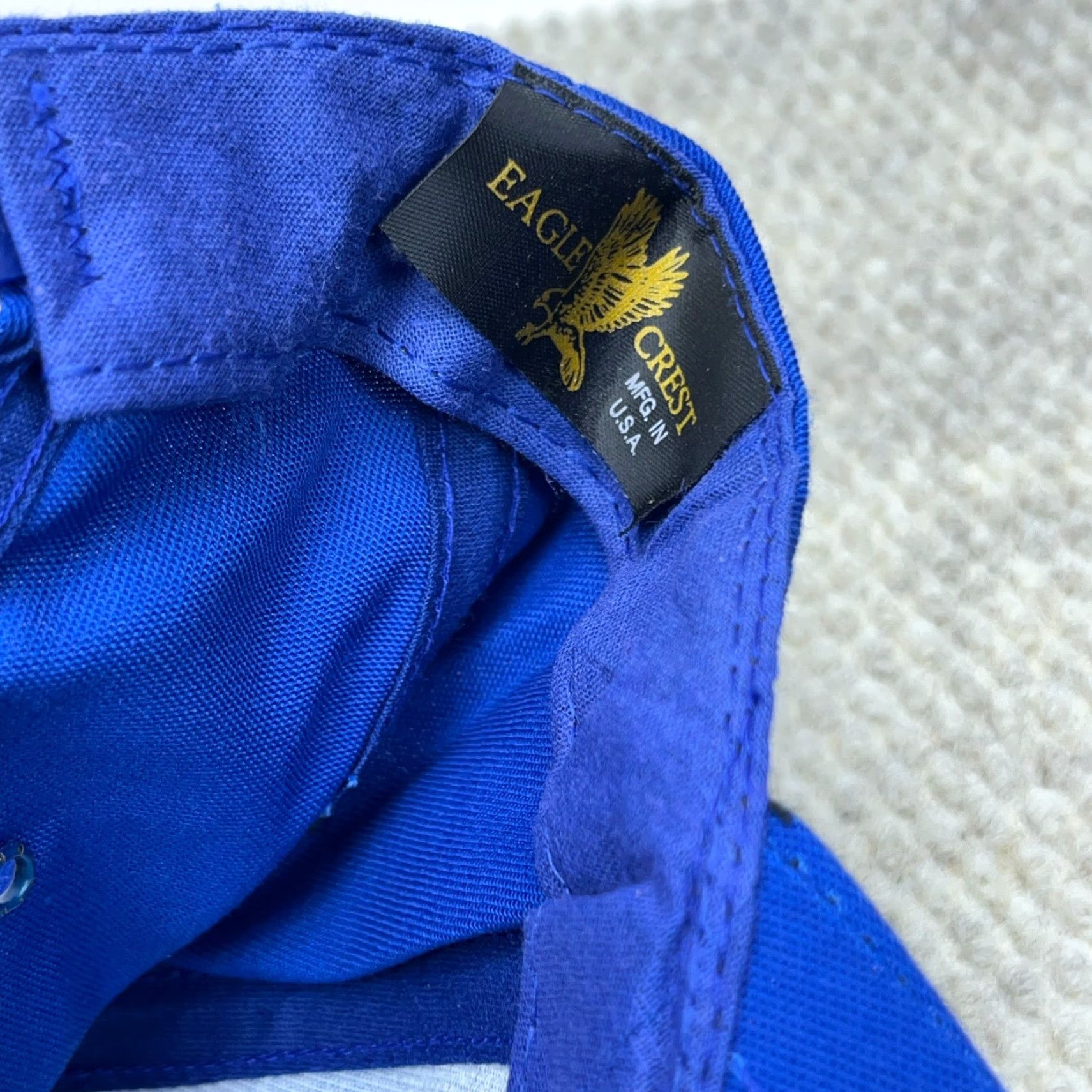 Rains VINTAGE Amtrak Railroad Hat Cap Trucker 90s Beech Grove USA Adjustable Blue Mens Hat Size ONE SIZE - 6 Thumbnail