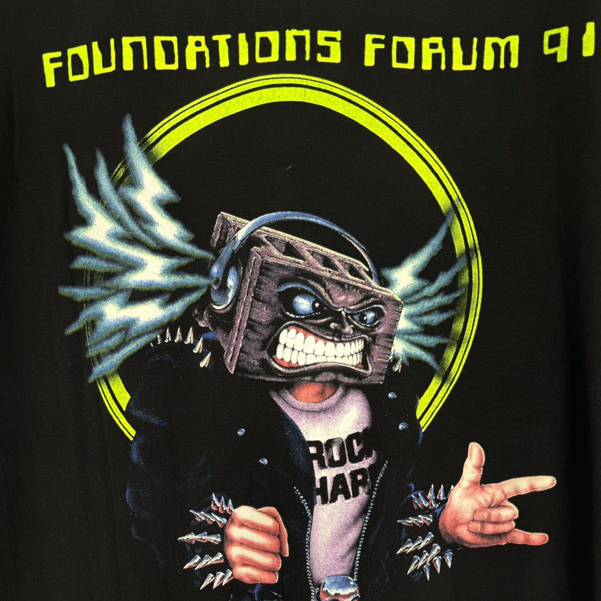 Band Tees Vintage 1991 Foundations Forum Concrete Rare T Shirt Size US XL / EU 56 / 4 - 4 Thumbnail
