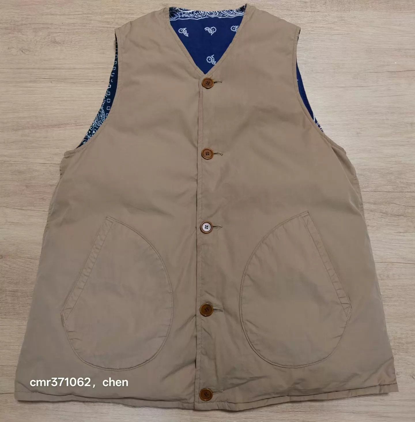 Visvim VISVIM 21 ICT KORA DOWN VEST 98NWT Beige 3 Bandana Size US L / EU 52-54 / 3 - 1 Thumbnail