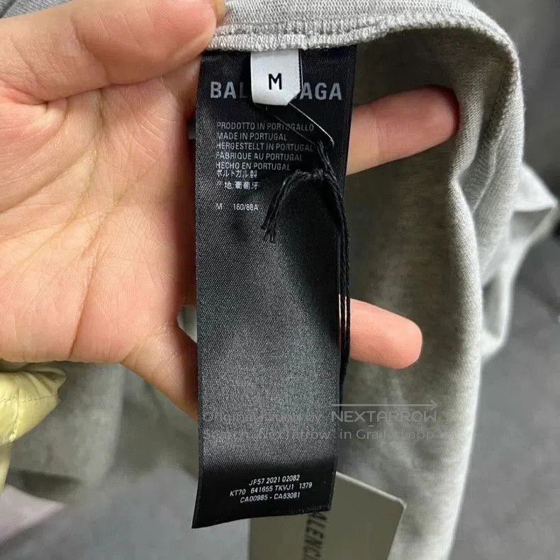 Balenciaga Balenciaga Gray Coke Logo Short Sleeve Tee. Size US M / EU 48-50 / 2 - 5 Thumbnail