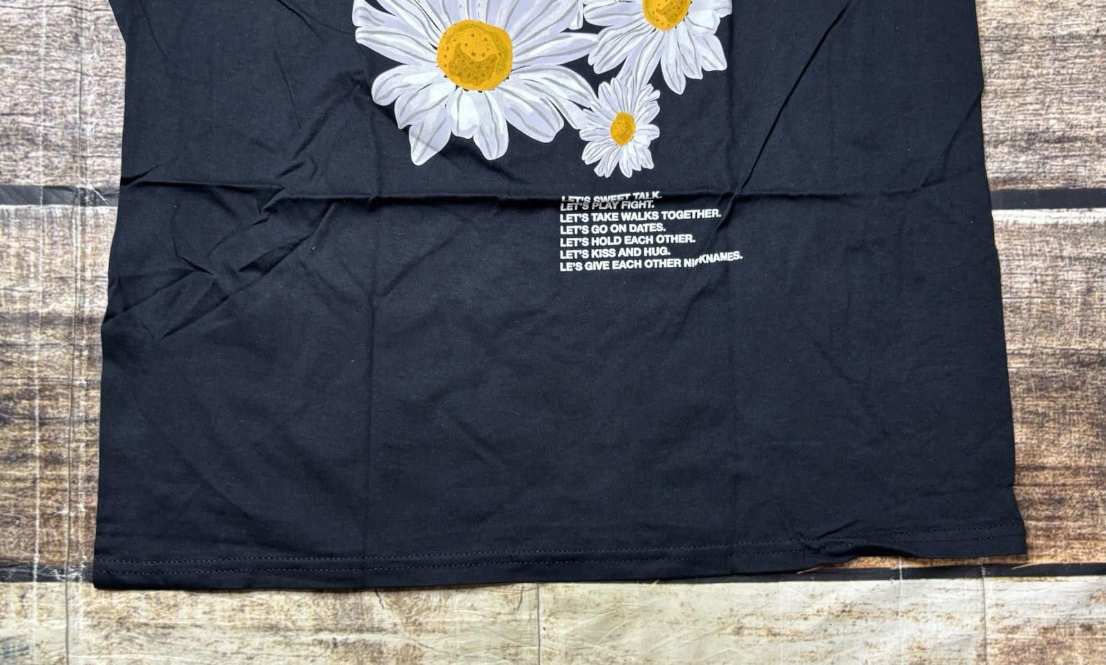 rue21 Rue 21 T-Shirt Men's Large No Love Lost Flowers Cotton Size US L / EU 52-54 / 3 - 6 Thumbnail