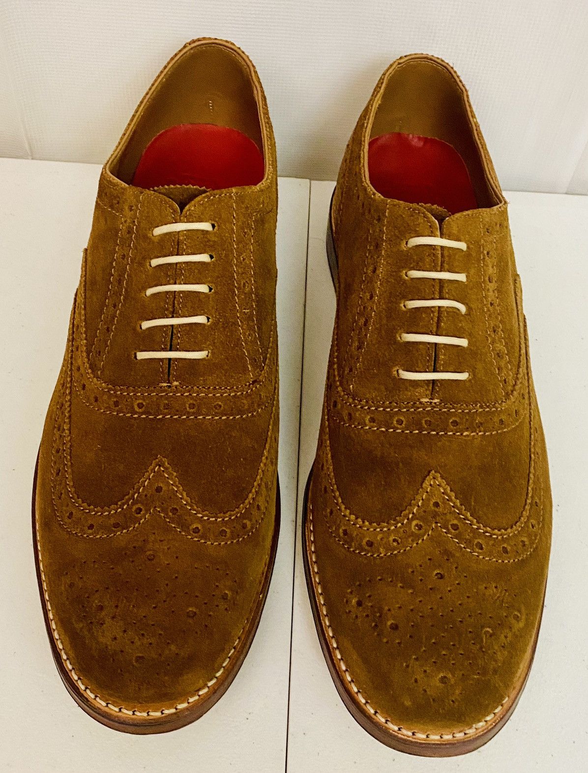 Grenson GRENSON 5033 Stanley Brown Suede Leather Brogue 13 New Size US 13 / EU 46 - 15 Thumbnail