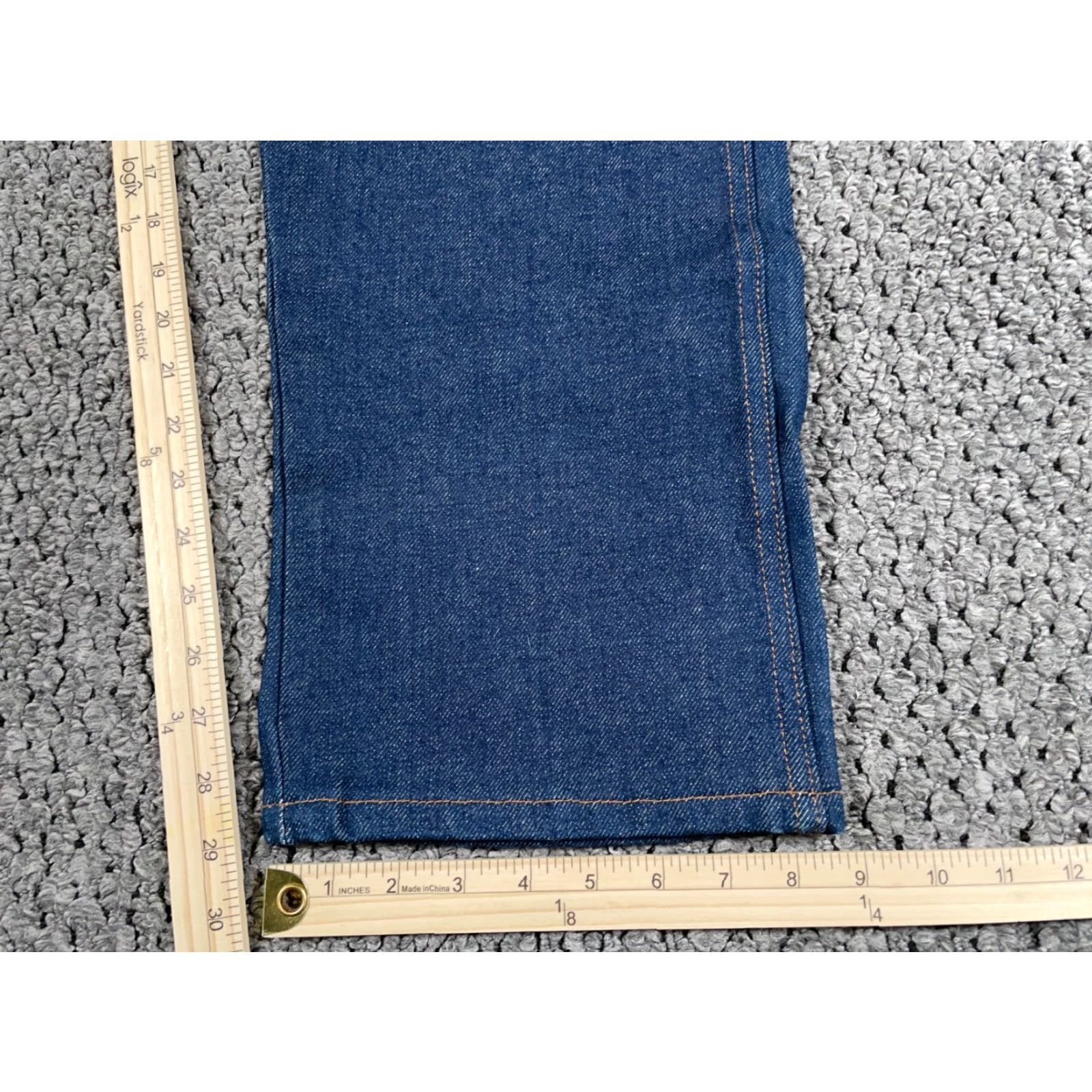 VINTAGE Rustler Men's Jeans Bootcut Fit 40 x 29 Denim 80s USA Made