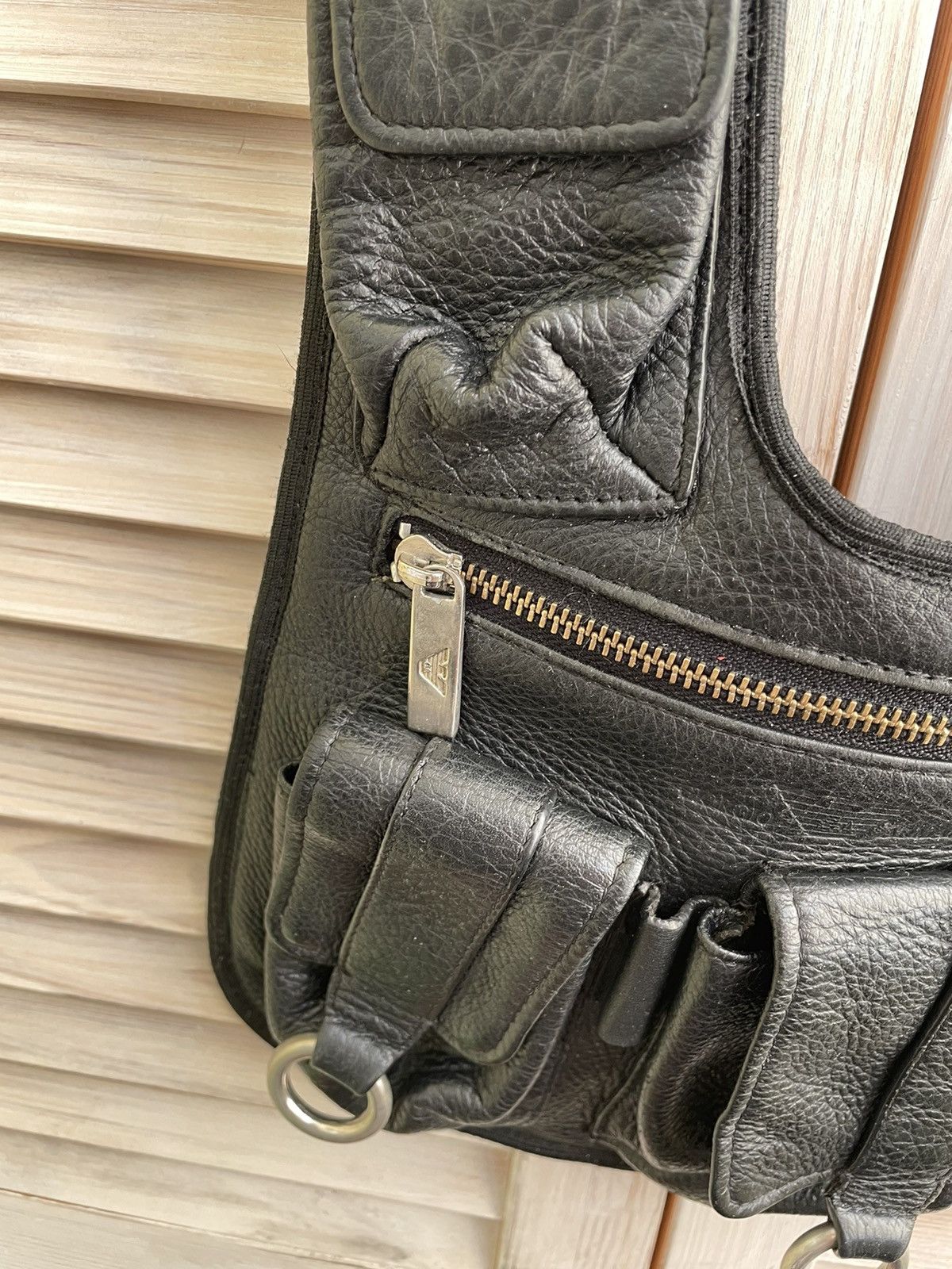Giorgio Armani Vintage Archive Giorgio Armani leather crossbody bag Size ONE SIZE - 8 Thumbnail