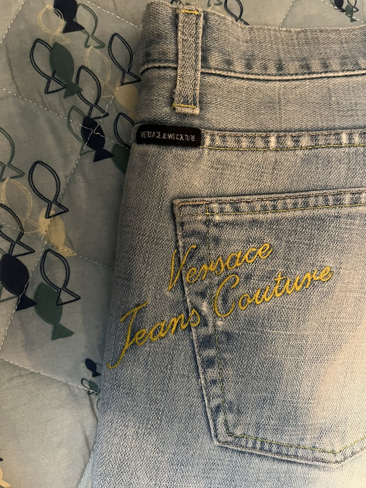 Versace Jeans Couture Versace Light Blue Denim Size US 32 / EU 48 - 6 Thumbnail