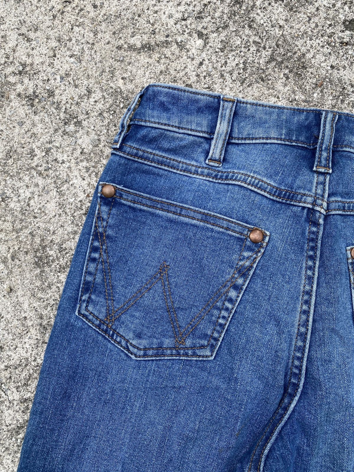 Japanese Brand × Vintage × Wrangler Wrangler Retro High Rise Super Flare Jeans Size US 26 / EU 42 - 9 Thumbnail