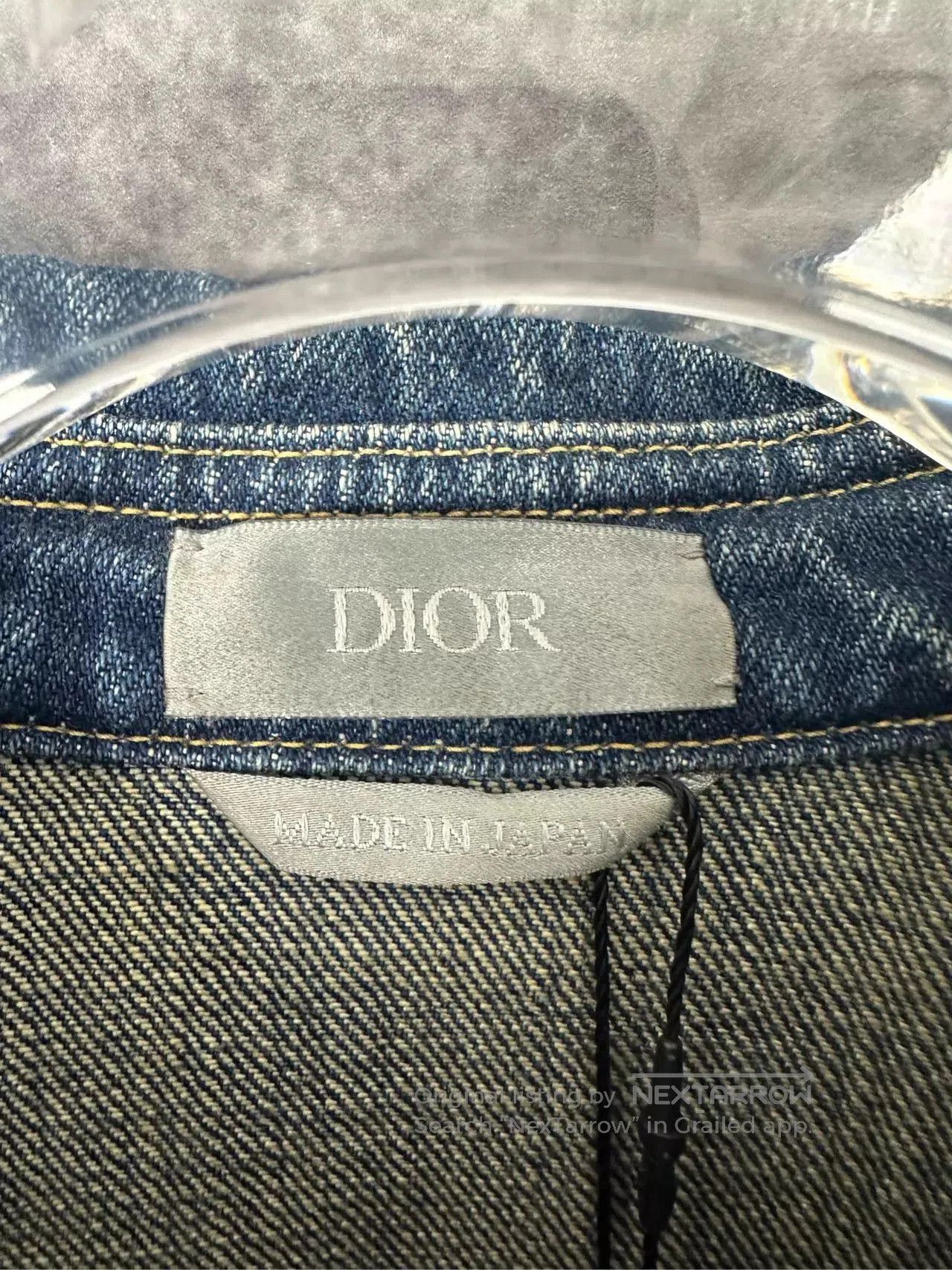 Dior Blue Denim Long Sleeve Button. Size US XS / EU 42 / 0 - 3 Thumbnail