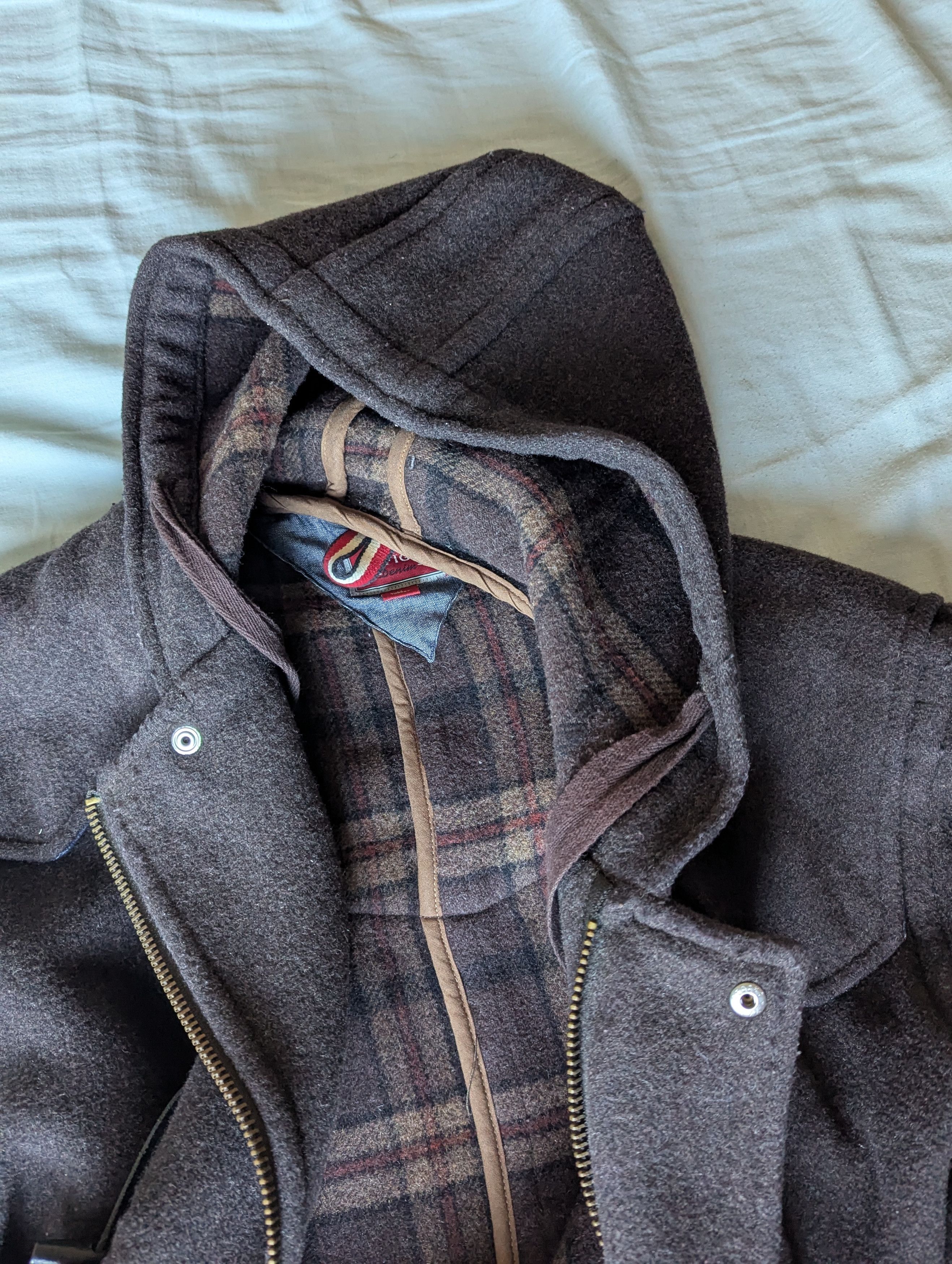 Tommy Hilfiger Woolen Hoodie.Coat Vintage Size US M / EU 48-50 / 2 - 10 Thumbnail