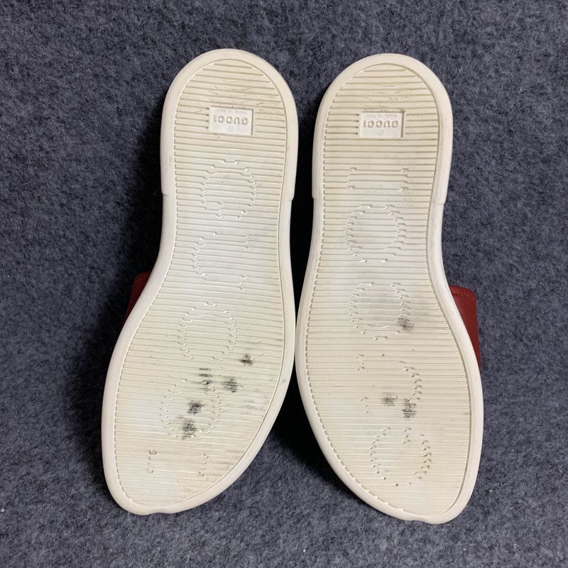 Gucci Gucci Red Slide Sandals for Men -2508 Size US 8.5 / EU 41-42 - 4 Thumbnail