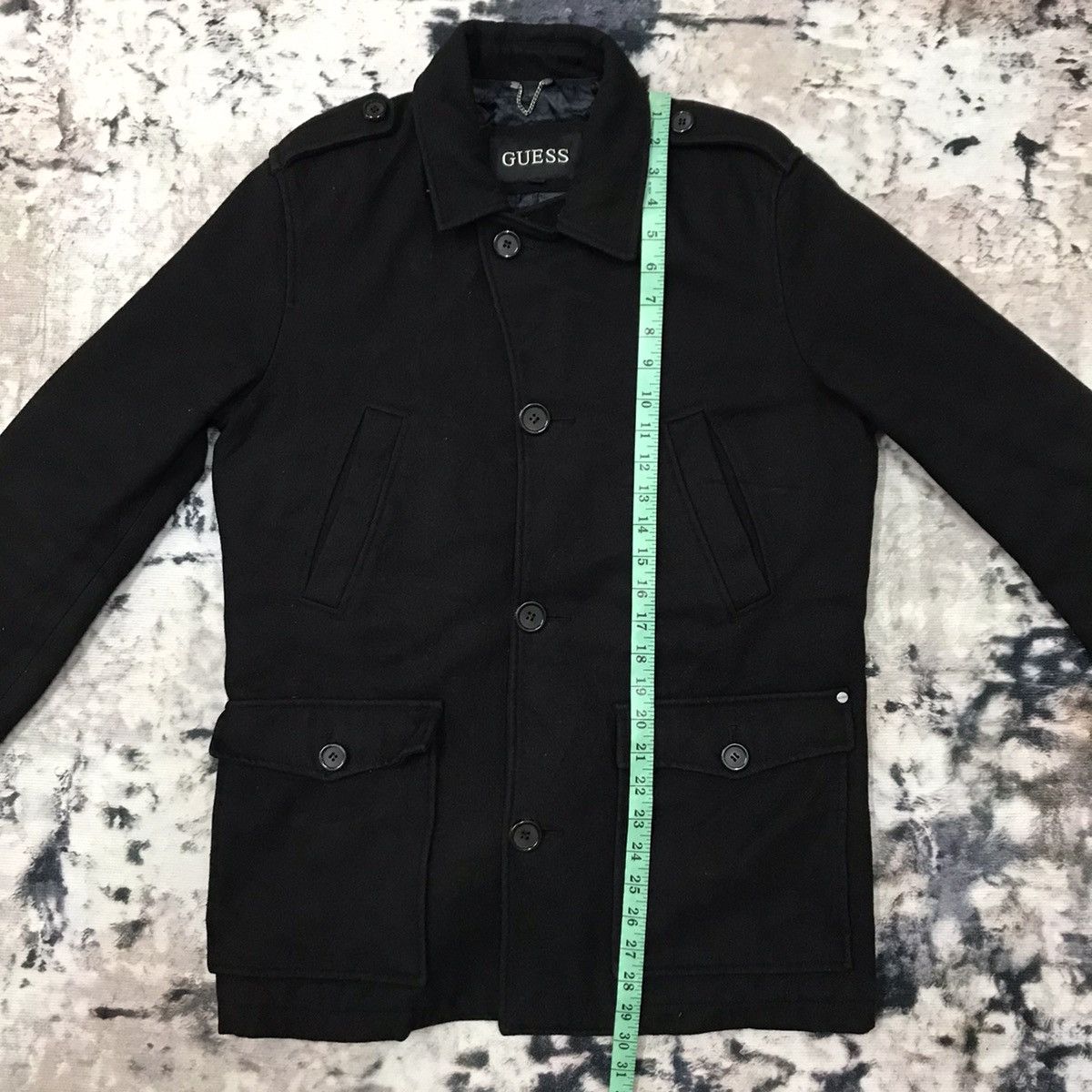 Guess Vintage Guess Wool Coat Jacket Size US M / EU 48-50 / 2 - 13 Thumbnail