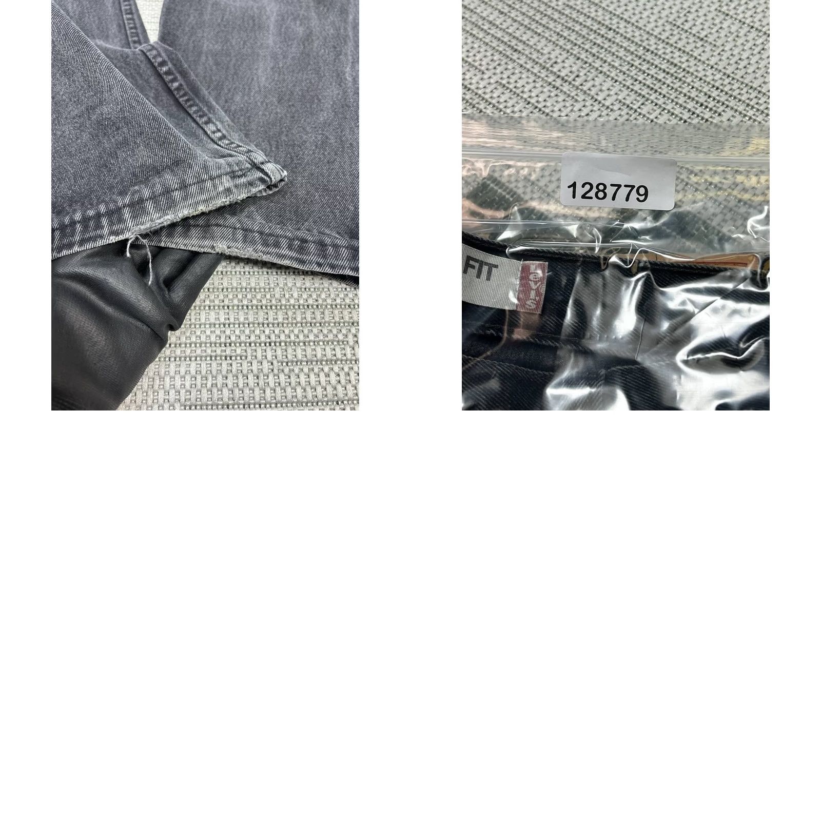 Levi's Levi's 505 Jeans Straight Denim Cotton Dark Wash Gray Mens 34x32 Reg Button Zip 5-Pocket Size US 34 / EU 50 - 10 Thumbnail