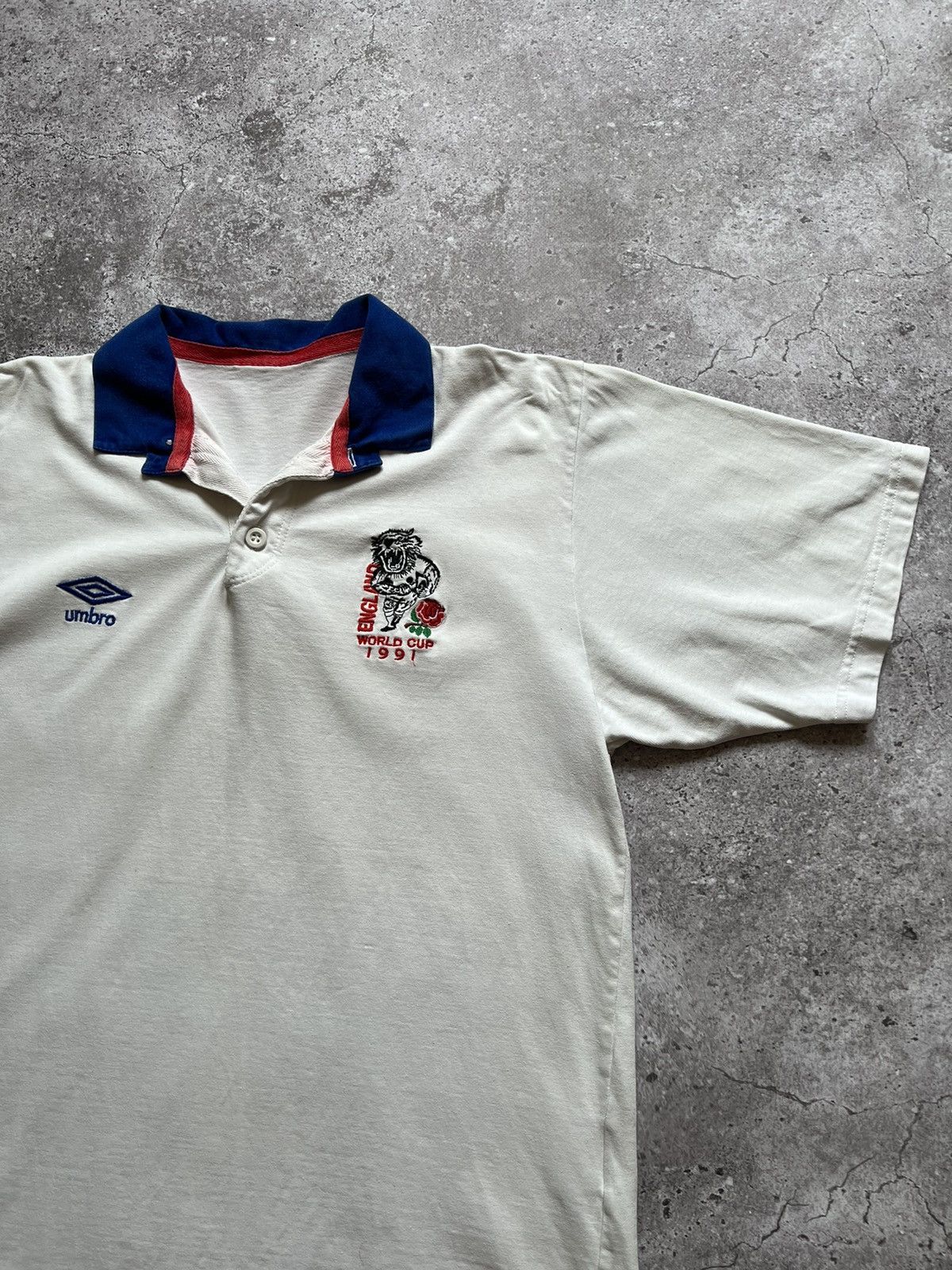 Umbro × Vintage Vintage Umbro England Rugby 1991 World Cup T-shirt Size US M / EU 48-50 / 2 - 3 Thumbnail