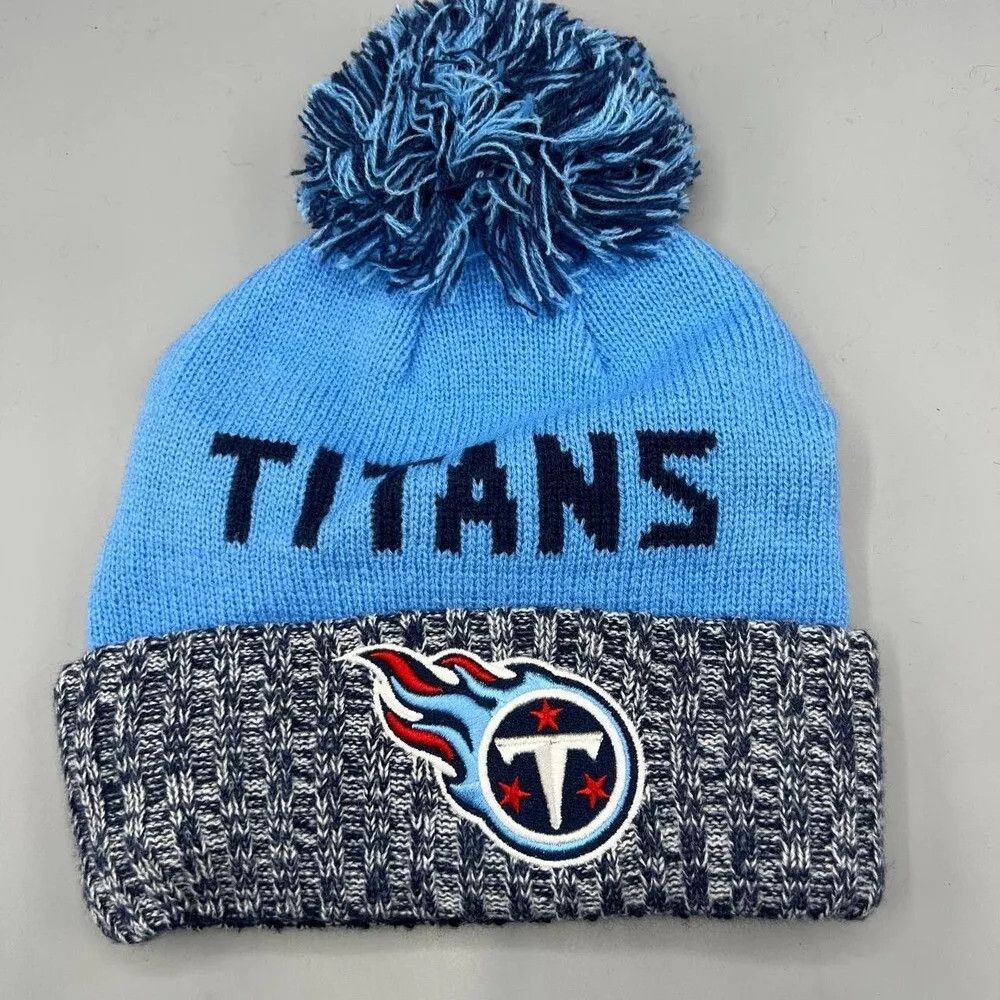Other Tennessee Titans Hat Men Fanatics Cuffed Beanie Pom Pom Cap Size ONE SIZE - 1 Thumbnail