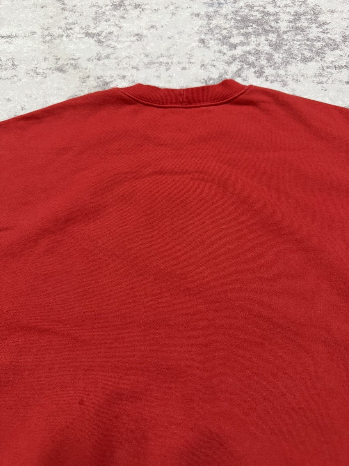 Nike Vintage Nike Swoosh Velvet Logo Baggy Sweatshirt Size US XL / EU 56 / 4 - 14 Thumbnail