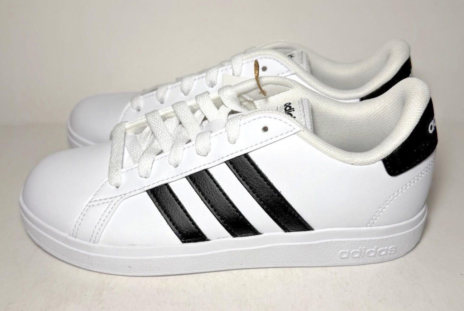 Adidas Adidas Grand Court 2.0 K White/Black Kids Sneakers GW6511 Size US 5 / EU 37 - 3 Thumbnail