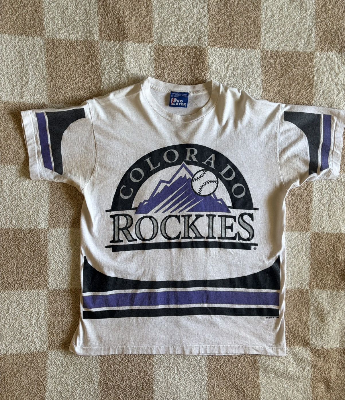 Pro Player Colorado Rockies Salem Sports T-Shirt (1996) Size Large Size US L / EU 52-54 / 3 - 2 Thumbnail