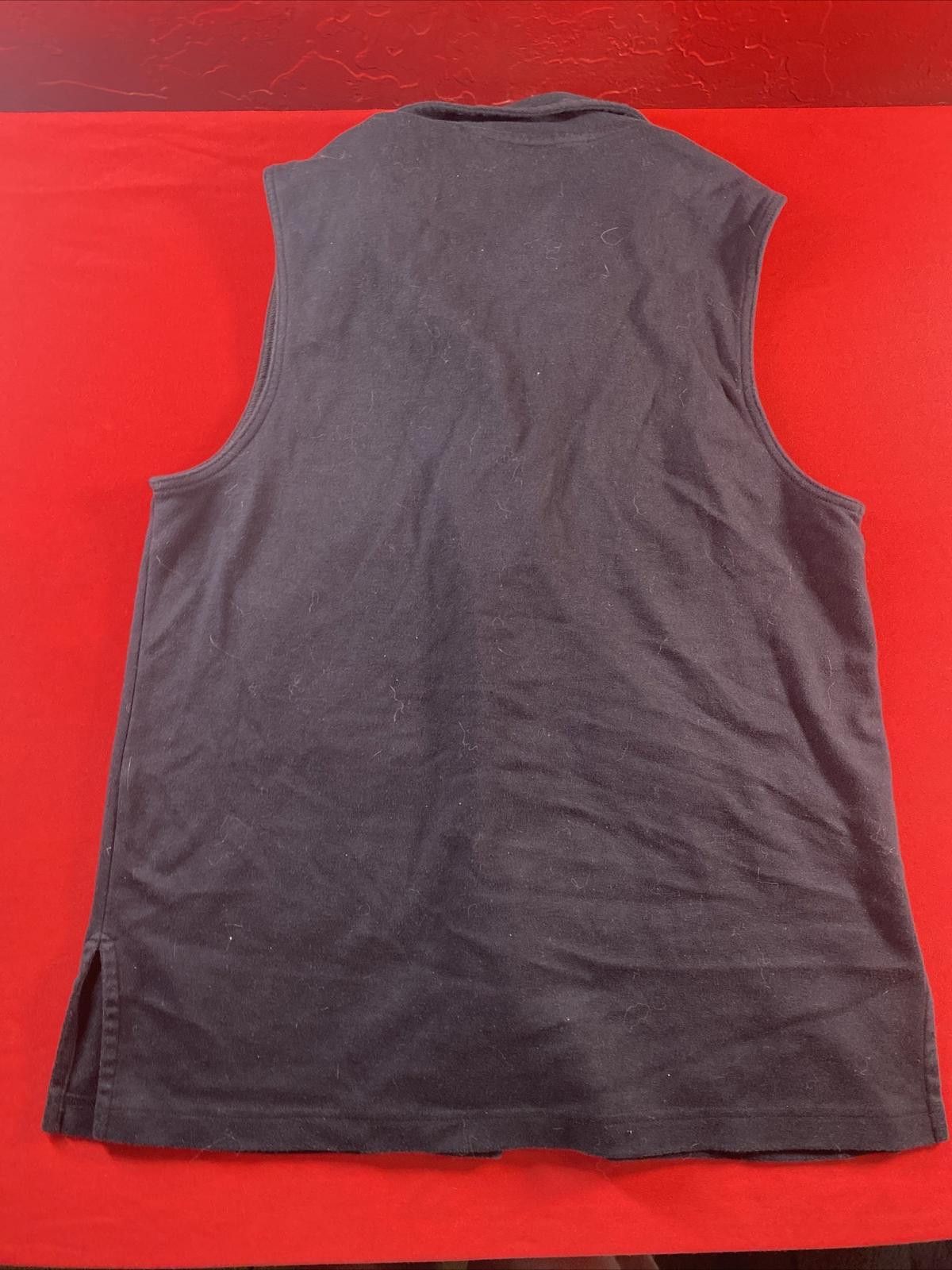 Other Bechamel Petites Vest Women sz PM Black Patch Cotton Vtg Size M / US 6-8 / IT 42-44 - 2 Thumbnail