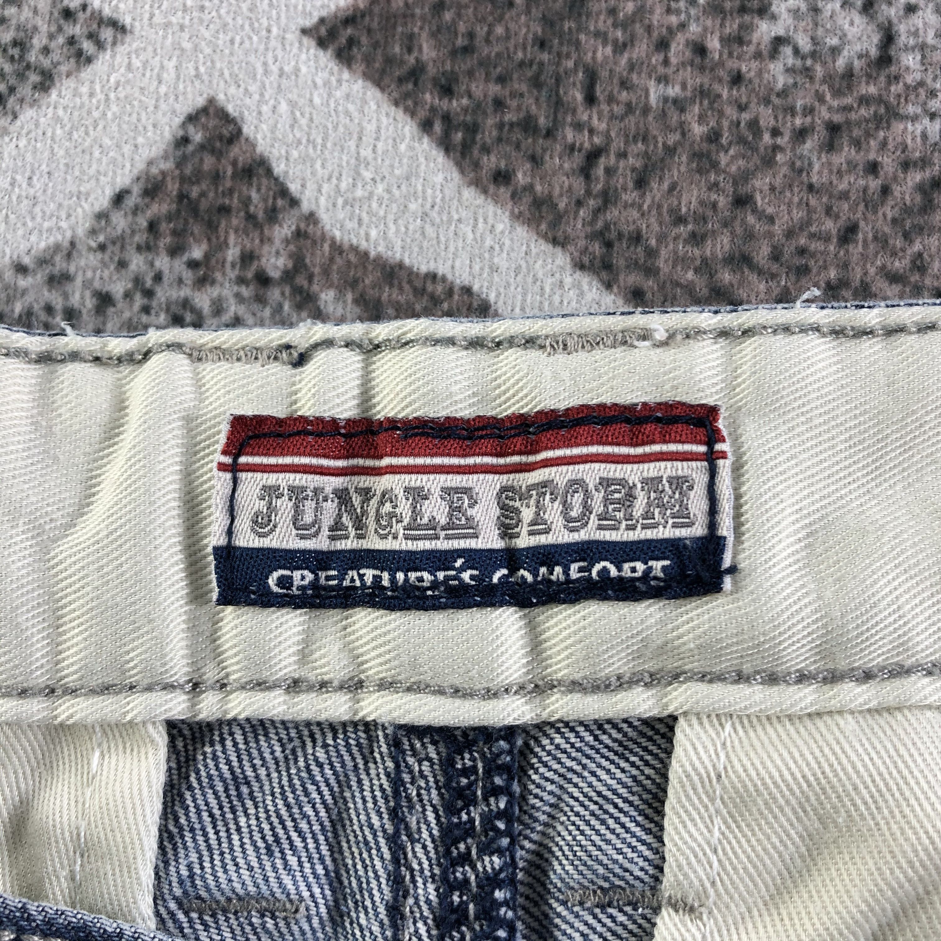 Japanese Brand Jungle Storm Cargo Jeans Faded Blue KJ2915 Size US 32 / EU 48 - 9 Thumbnail