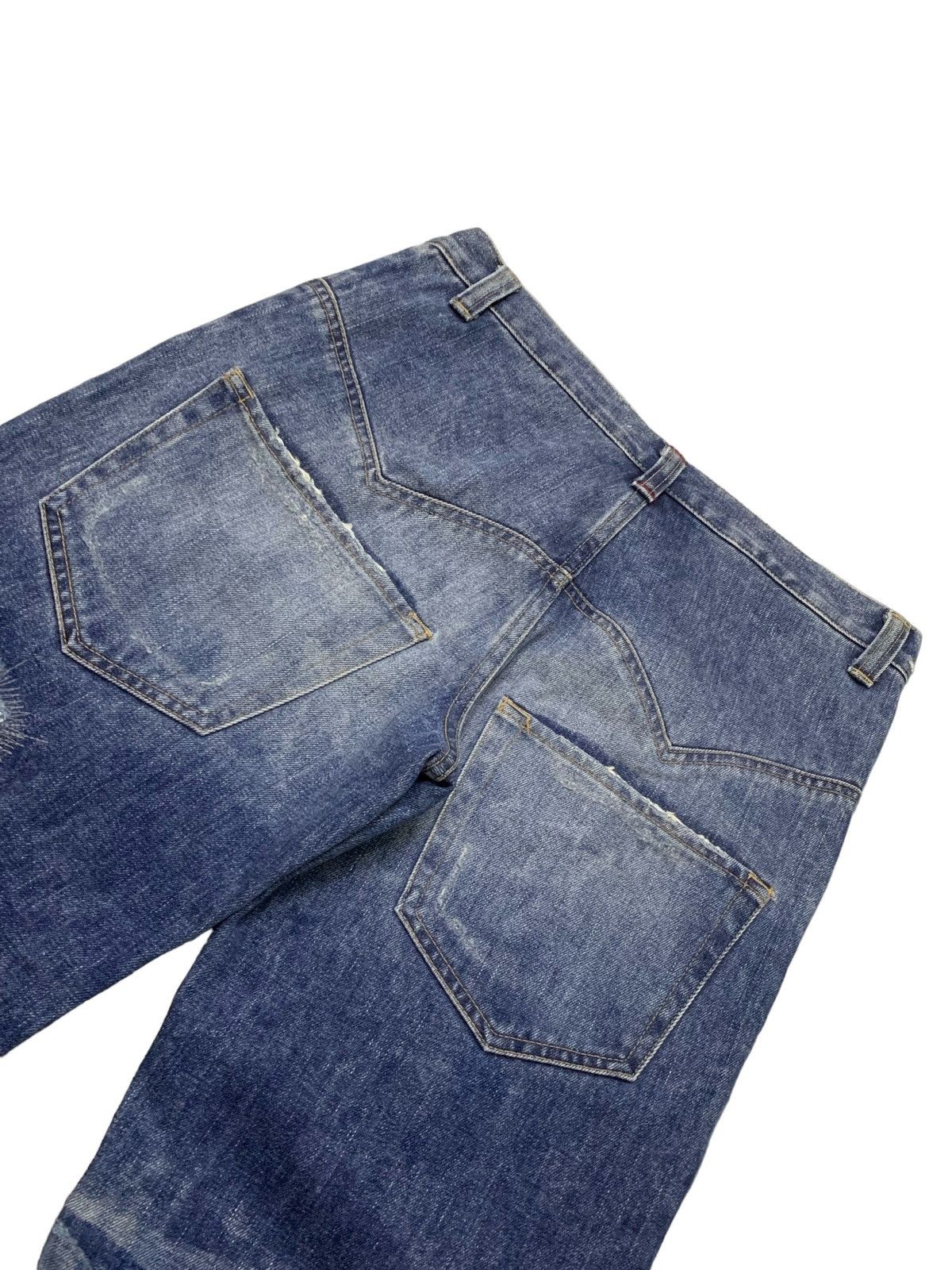 Issey Miyake Sunaokuwahara Issey Miyake MultiPocket Deconstructed Jeans Size US 30 / EU 46 - 12 Thumbnail
