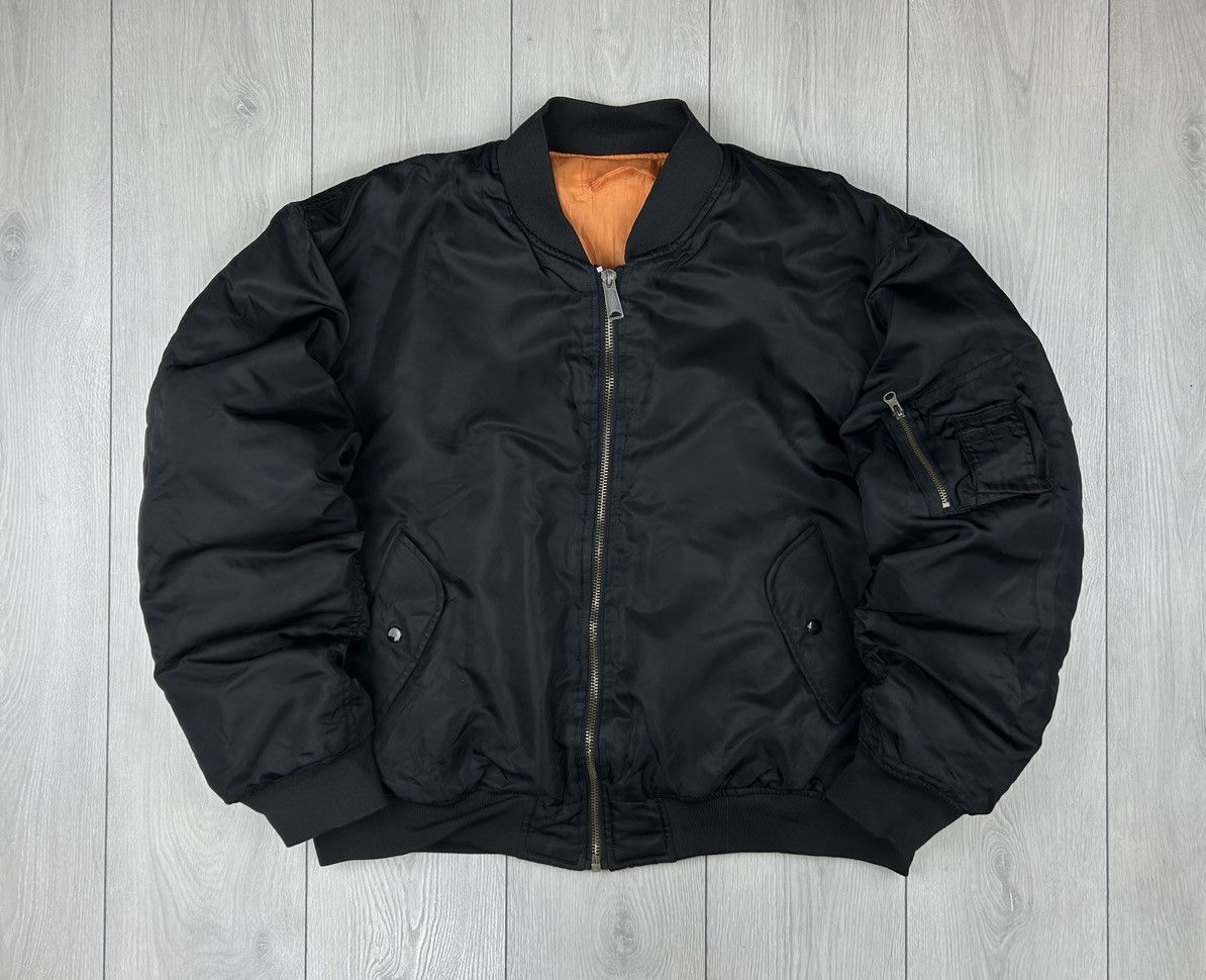 Japanese Brand × Vintage Aviation Flight Vintage Jacket MA-1 USA size XL - XXL Size US XXL / EU 58 / 5 - 1 Thumbnail