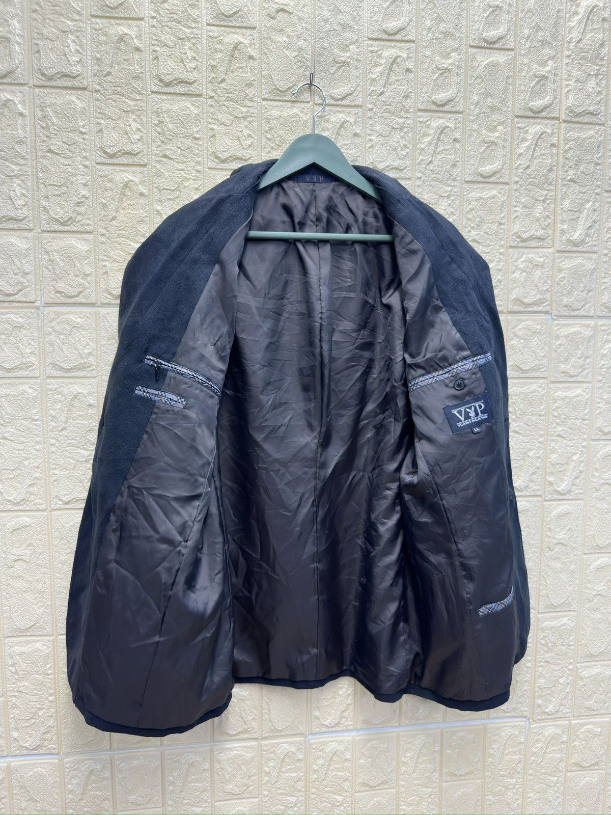 Playboy Vip Playboy Collection Velvet Blazer Jacket MJ122 Size 38R - 4 Thumbnail