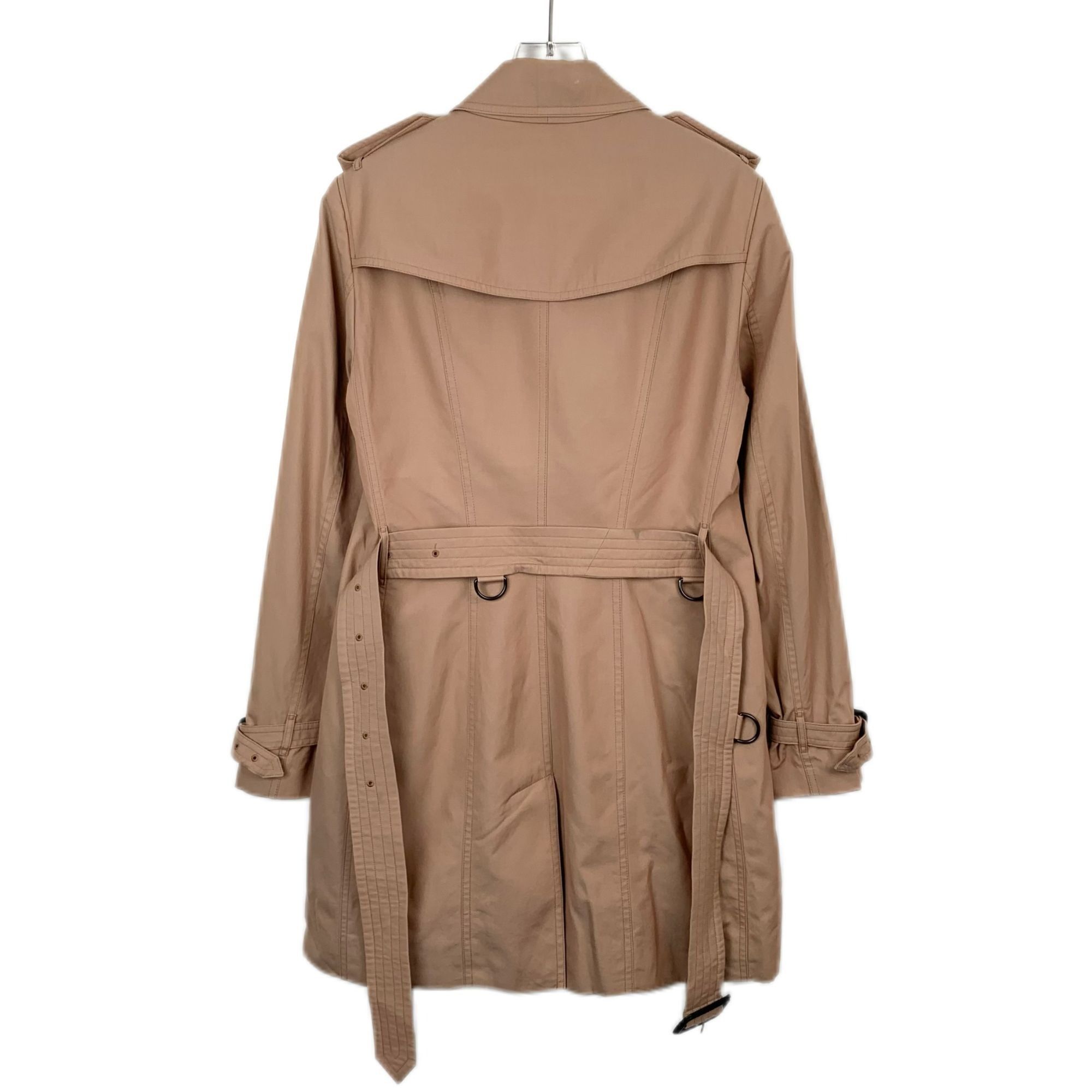 Burberry Burberry Brown Cotton Double-Breasted Trench Coat with Belt Size M / US 6-8 / IT 42-44 - 8 Thumbnail