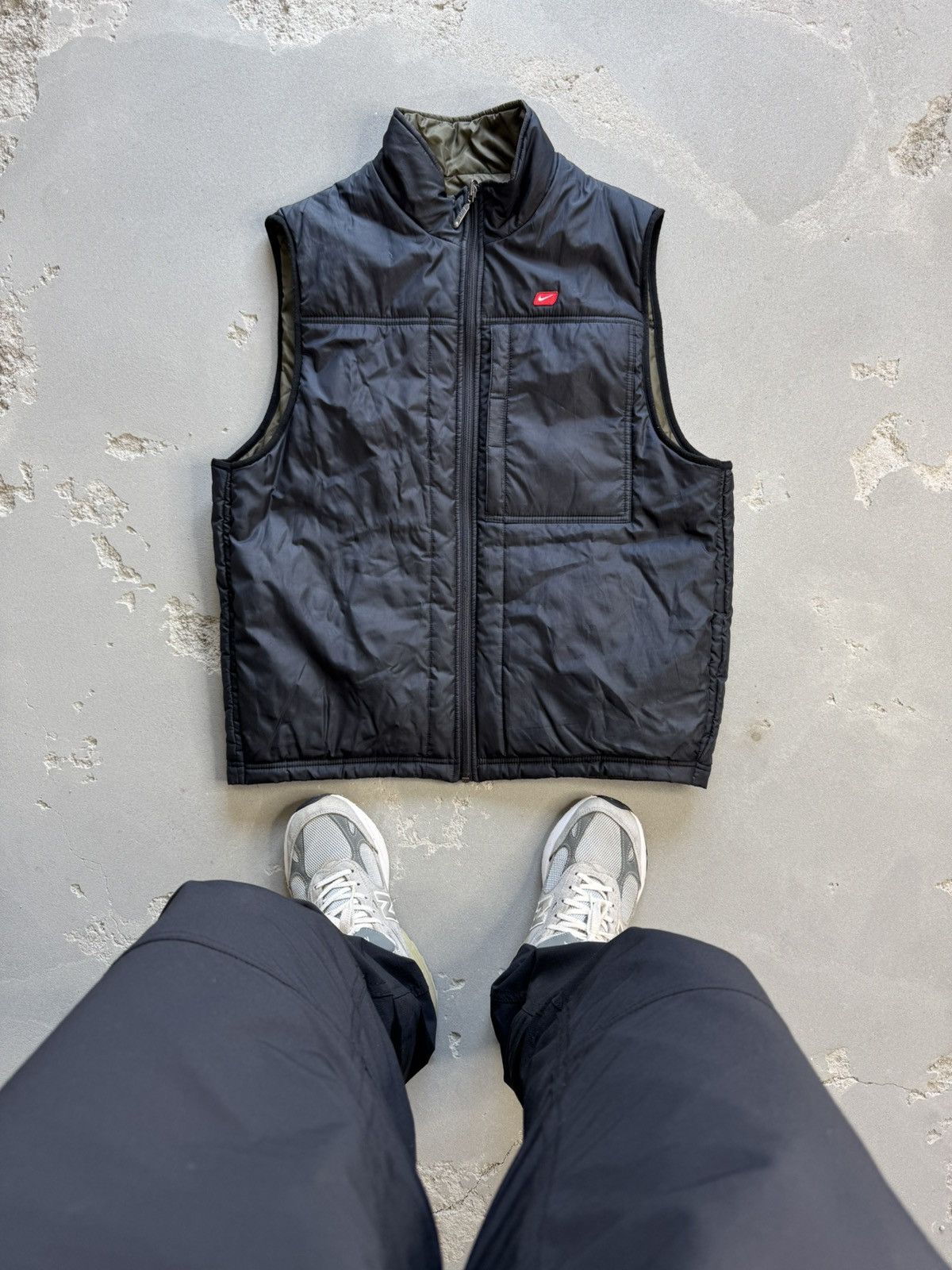 Nike × Vintage Nike Vintage Reversible Vest Size US L / EU 52-54 / 3 - 1 Thumbnail