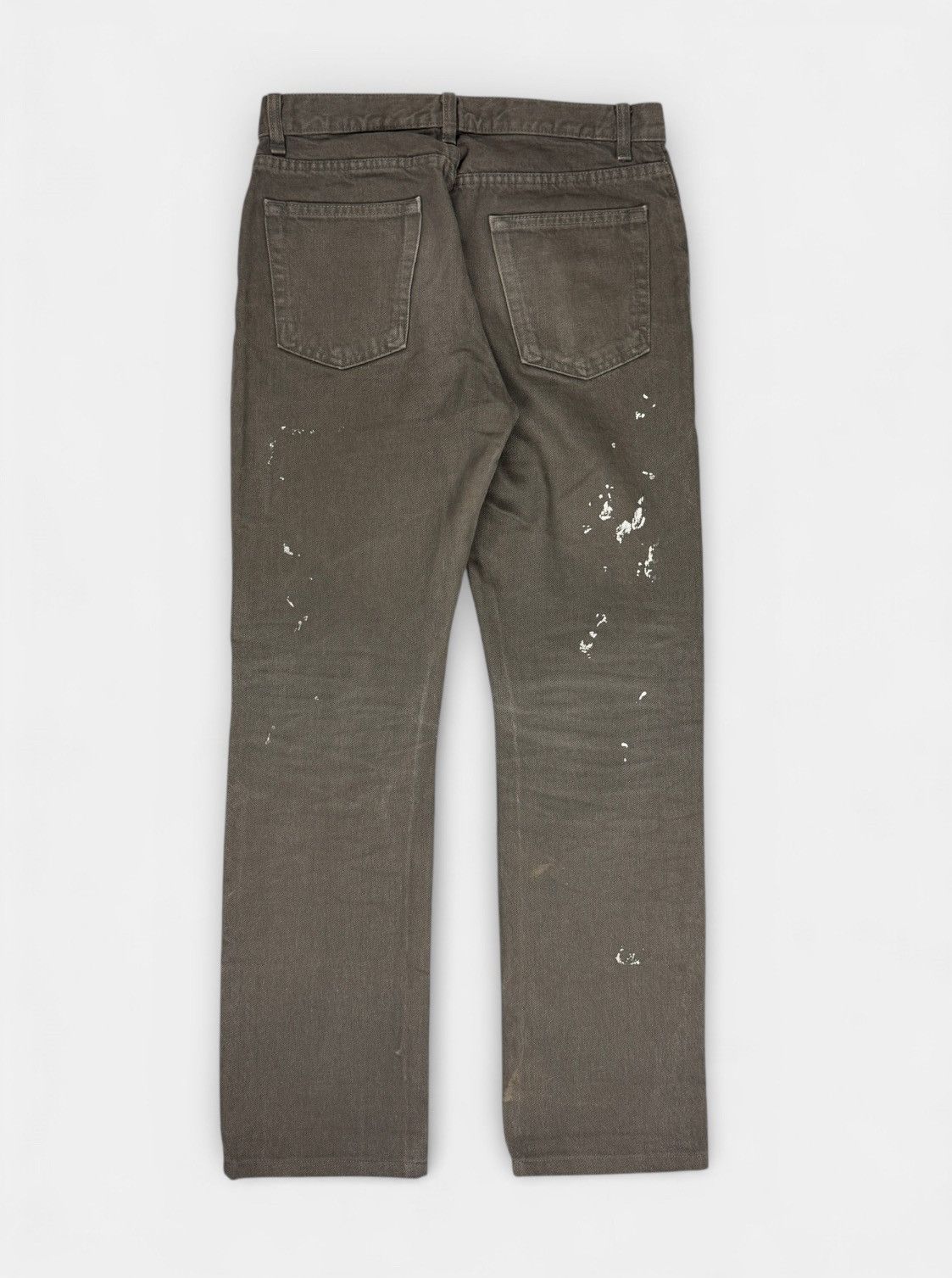 Helmut Lang Helmut Lang - AW00 Overdyed Charchoal Painter Jeans Size US 27 - 6 Thumbnail