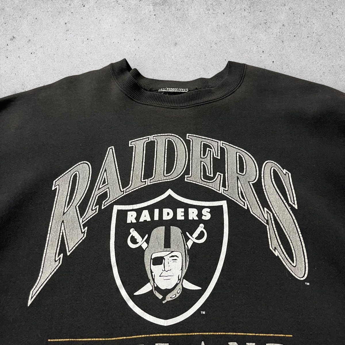 Nutmeg Vintage 90s NFL Sweatshirt – Oakland Raiders – Nutmeg – USA Size US XL / EU 56 / 4 - 6 Thumbnail