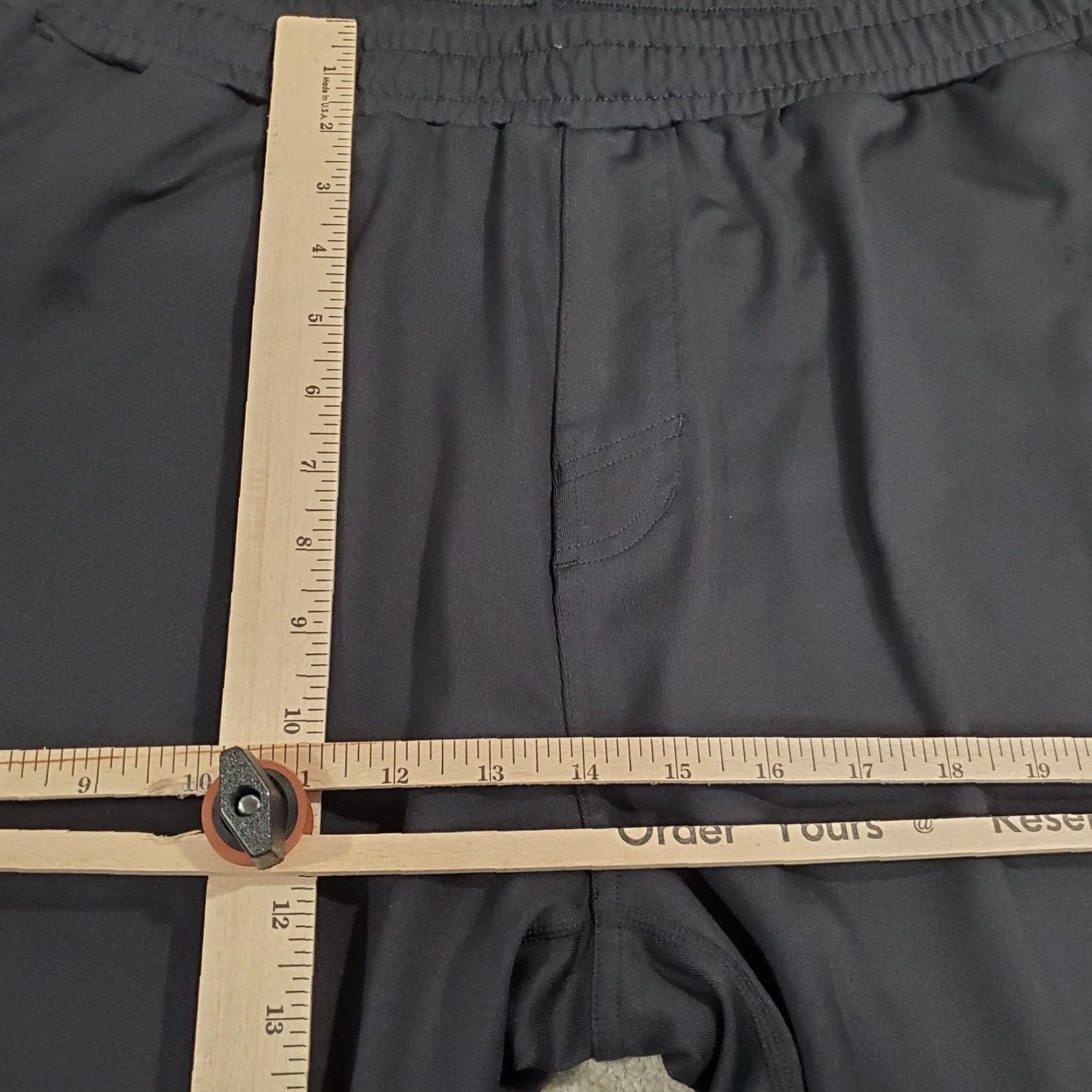 Vuori Vuori Joggers Mens Large Black Lounge Pants Regular Fit Drawstring Pockets Logo Size US 33 - 6 Thumbnail