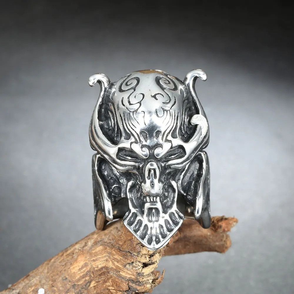 Jewelry Halloween Men Signet Ring Size ONE SIZE - 3 Thumbnail
