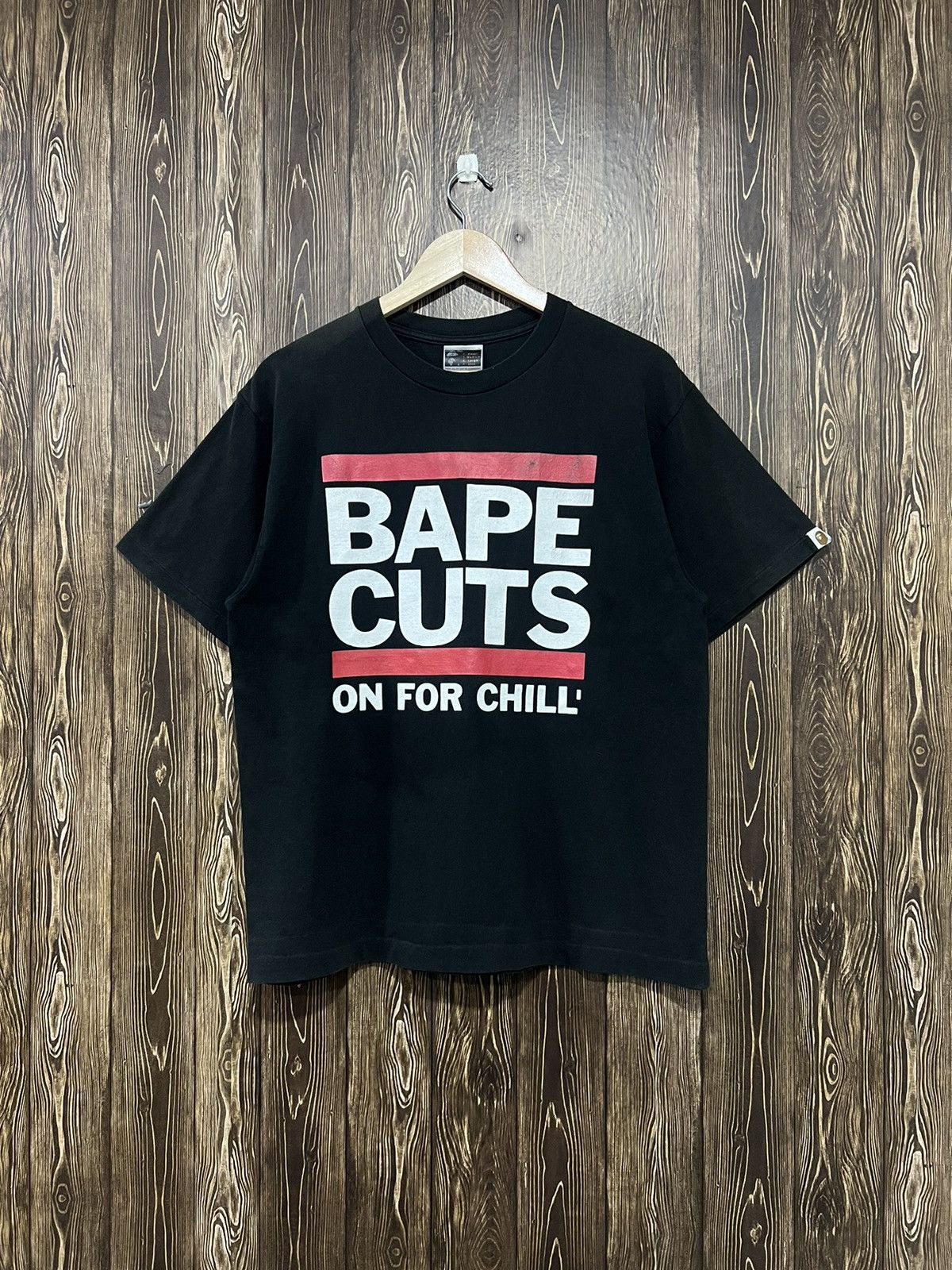 Bape × Vintage Vintage A Bathing Ape Bape x Run DMC Tshirt Size US M / EU 48-50 / 2 - 1 Thumbnail