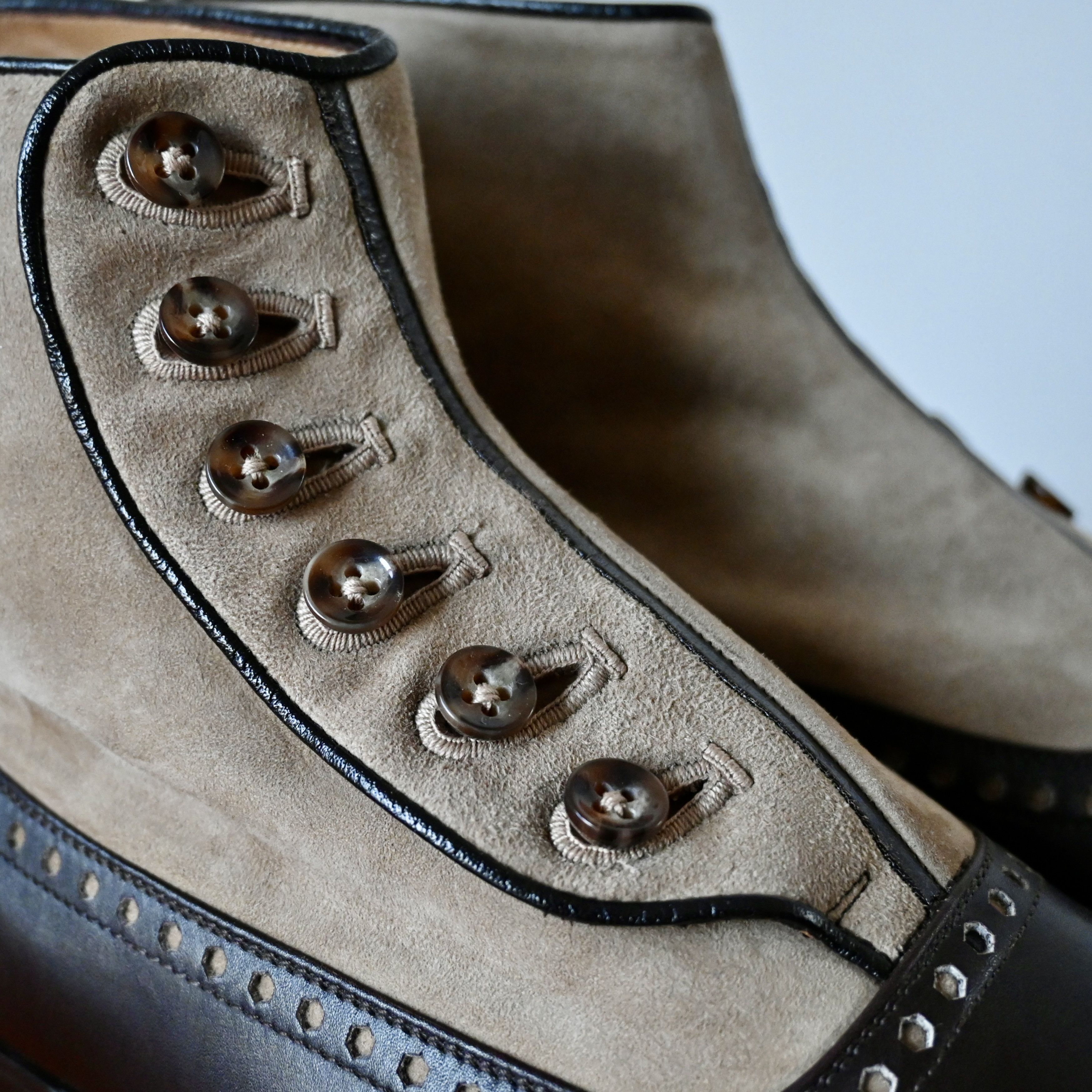 Lamborghini Enzo Bonafe x Lamborghini button ankle boots made in Italy Size US 8 / EU 41 - 13 Thumbnail