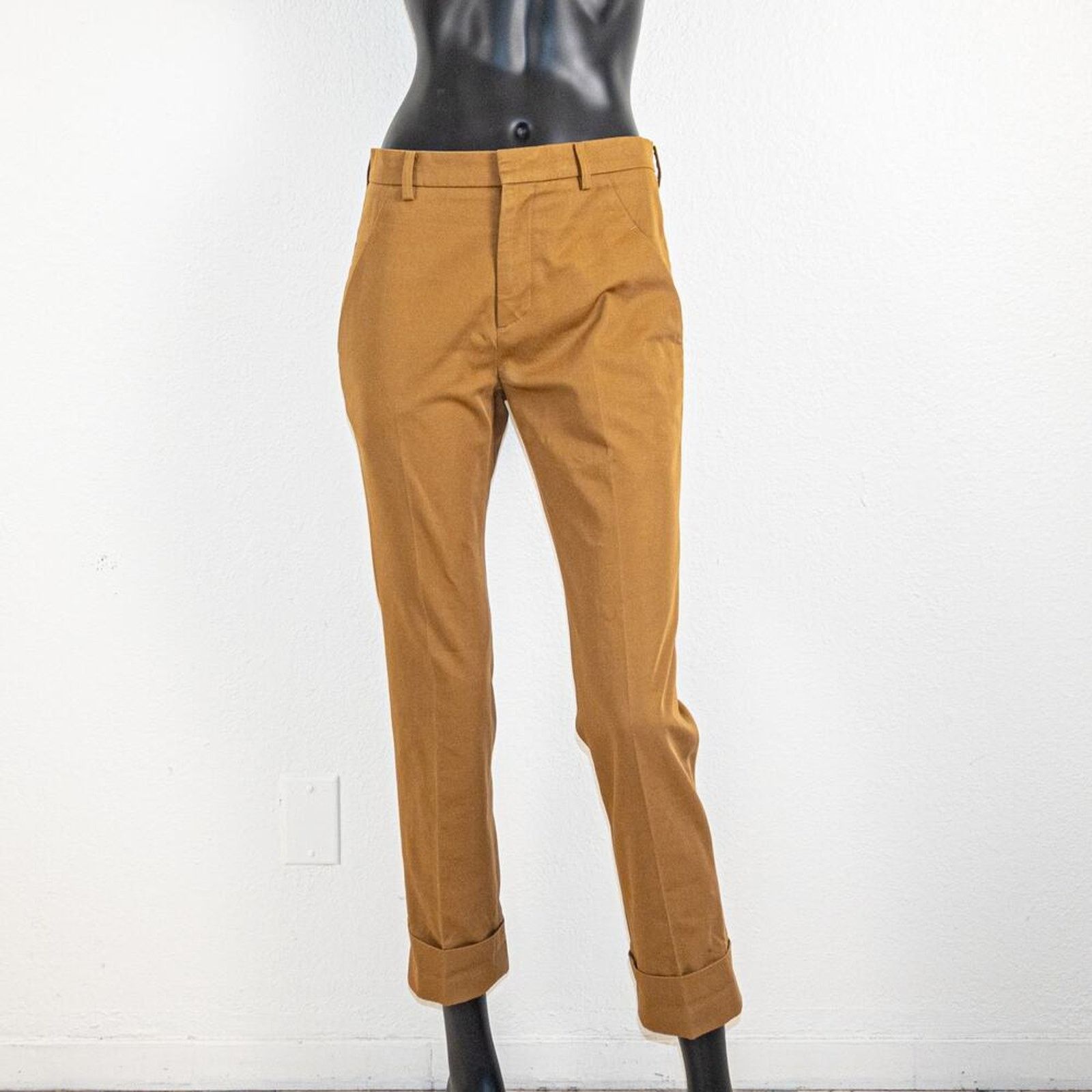 SOFIE D'HOORE Sofie D'Hoore Trouser Pants Ankle cuff Khaki brown 34IT Size 28" / US 6 / IT 42 - 2 Thumbnail