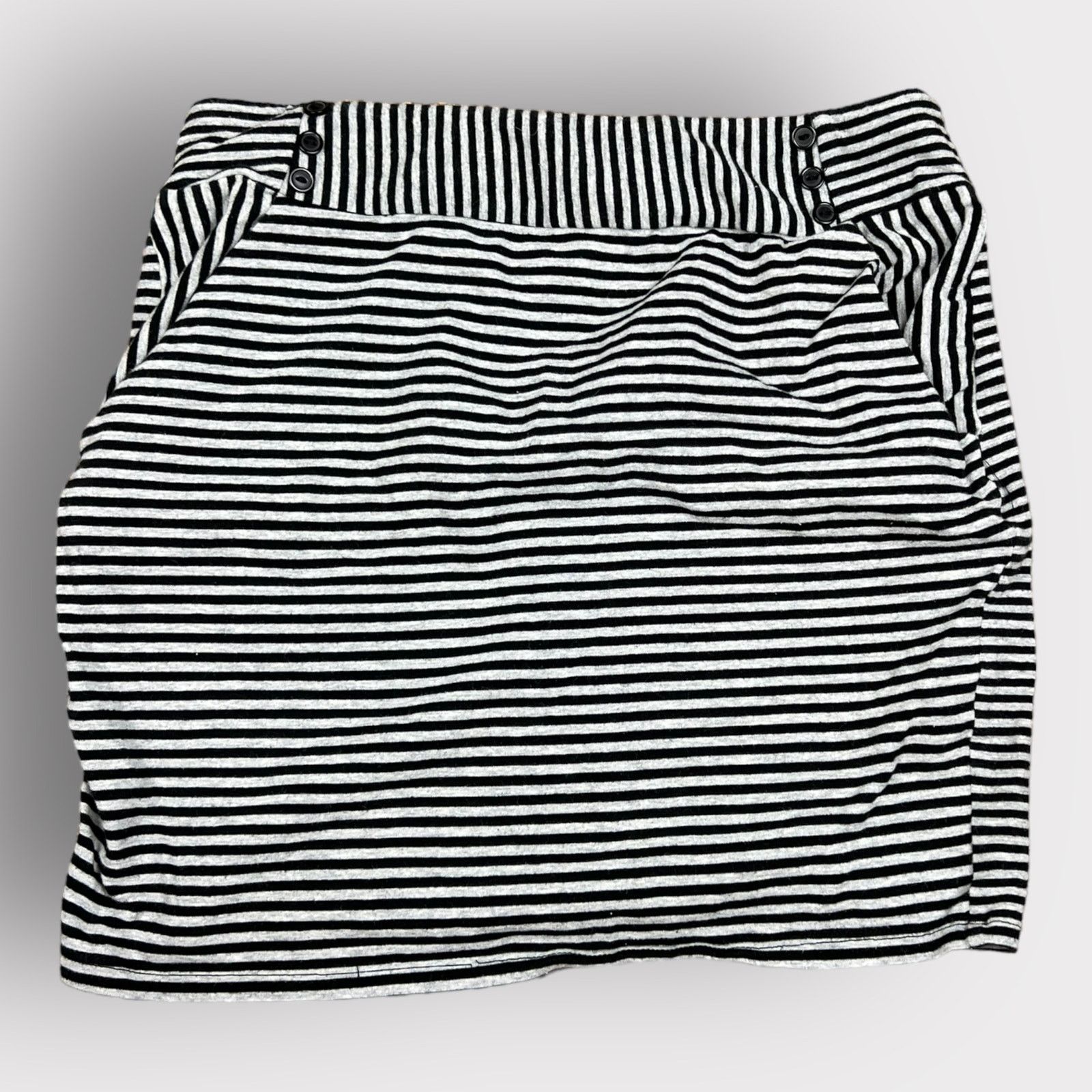 Vintage Xhilaration | Striped Mini Bodycon Skirt | Medium Size 30" / US 8 / IT 44 - 3 Thumbnail