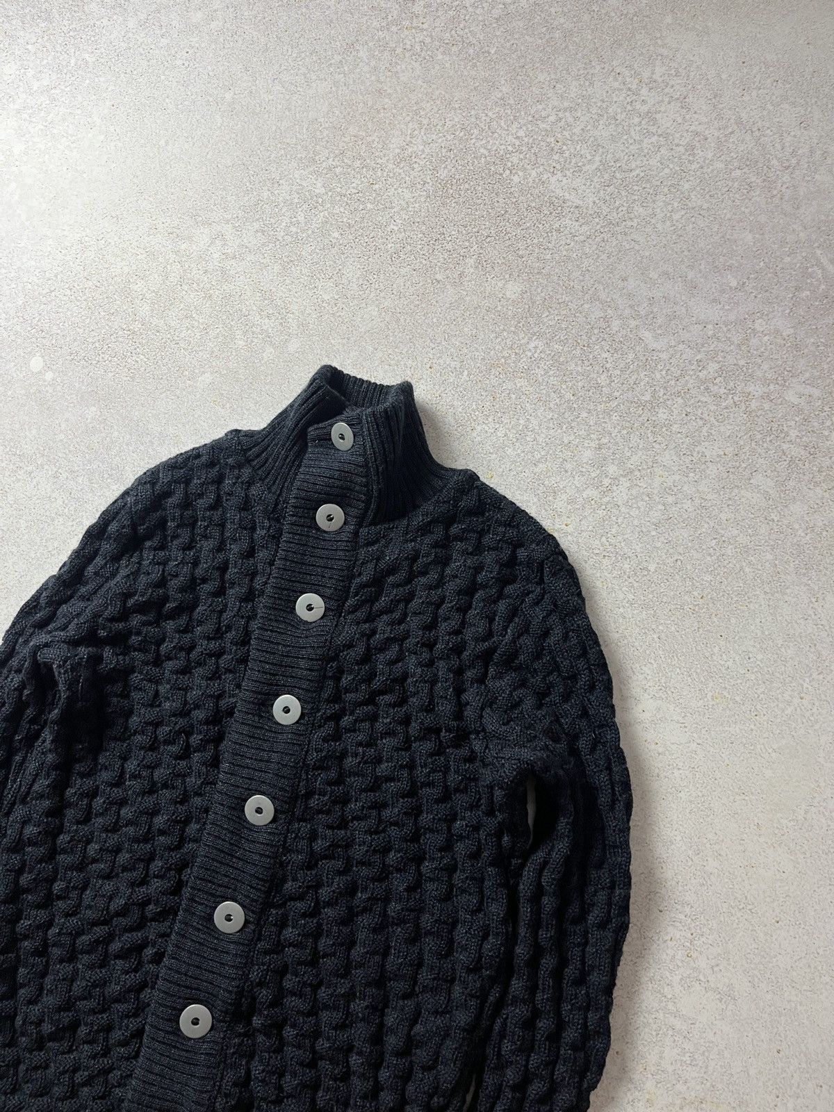 S.N.S. Herning DDP SNS HERNING Blue VIRGIN WOOL Stark Cardigan Sweater Size US S / EU 44-46 / 1 - 2 Thumbnail