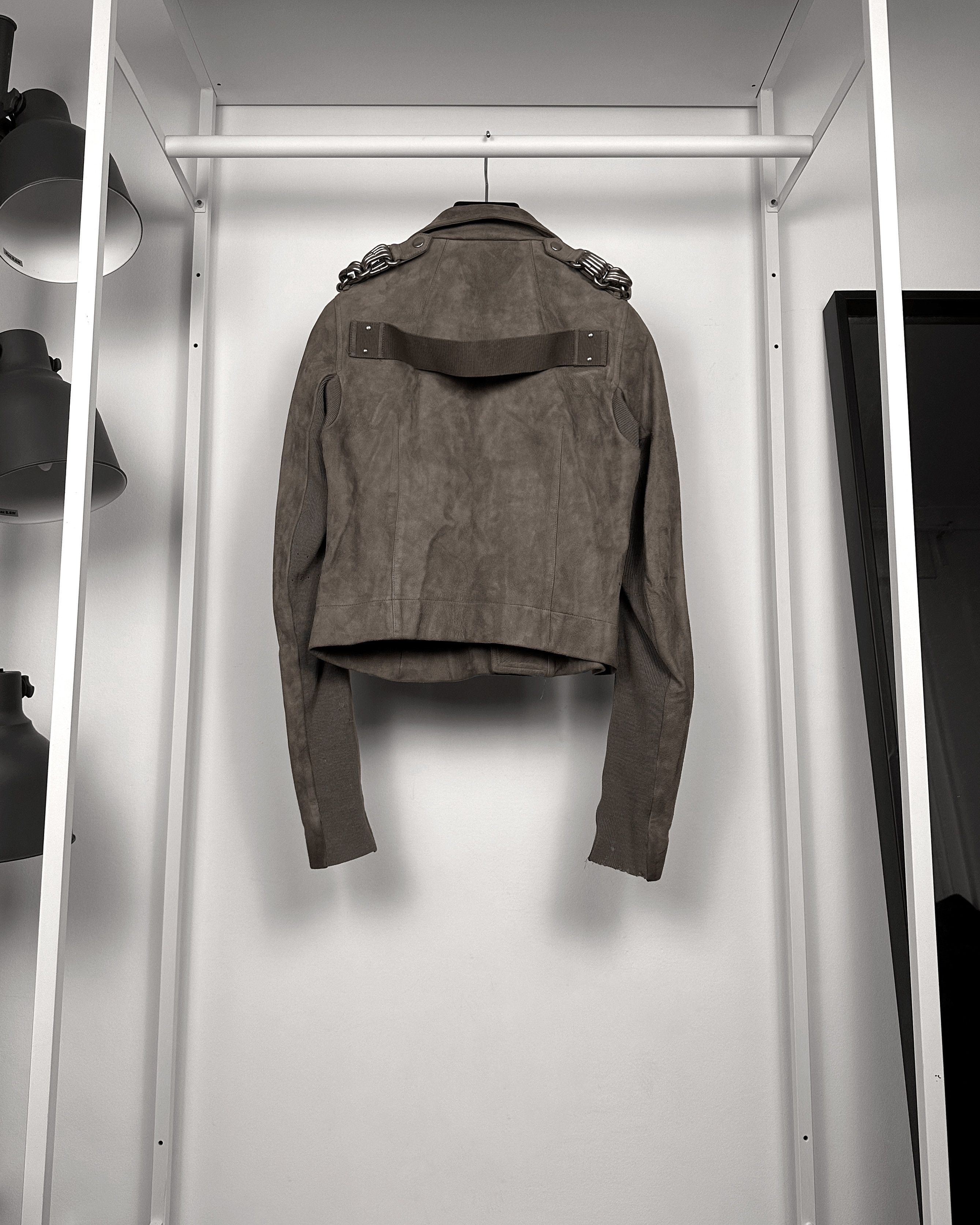 Rick Owens Rick Owens Chain Stooges Biker Suede Leather Jacket Size US S / EU 44-46 / 1 - 3 Thumbnail