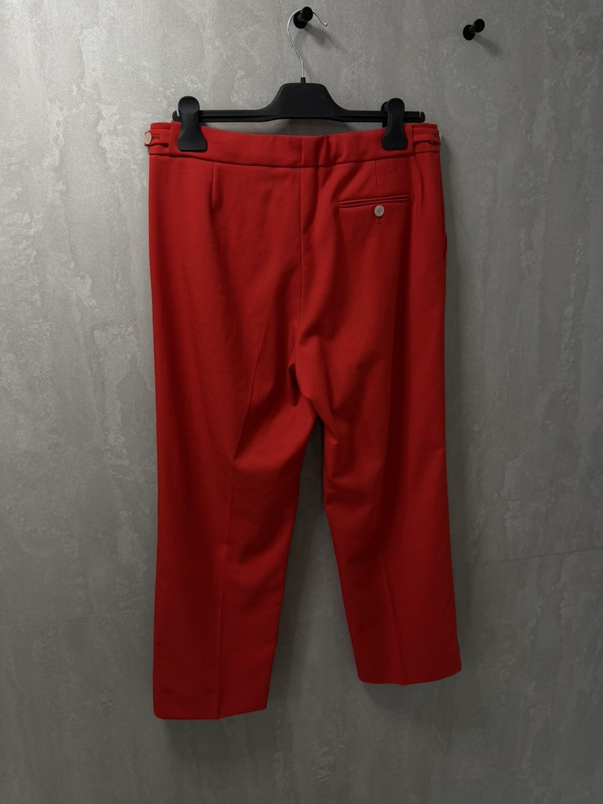 Gucci Gucci wide-leg ankle-cropped trousers with tiger embroidery Size 28" / US 6 / IT 42 - 8 Thumbnail