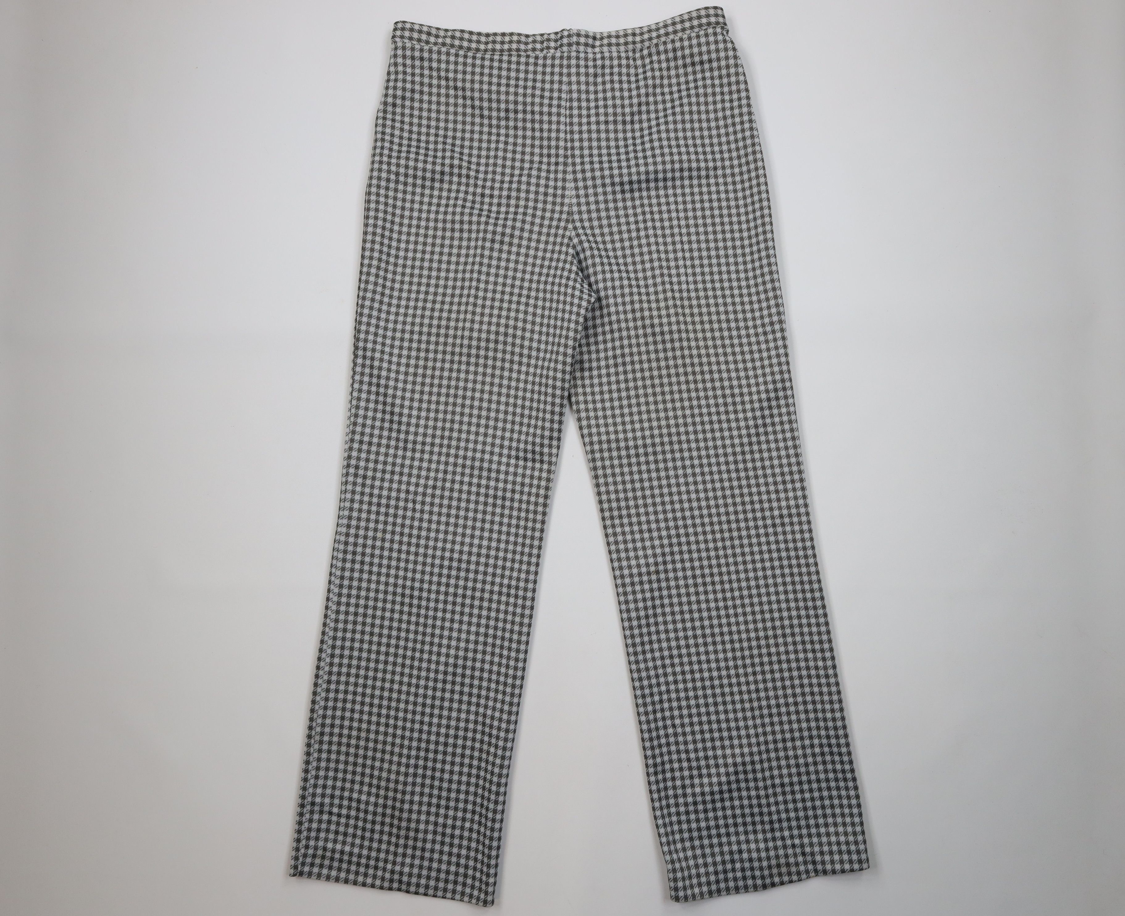 Vintage Vintage 70s Streetwear Bell Bottoms Pants Gray Plaid USA Size 38" / US 16 / IT 52 - 10 Thumbnail