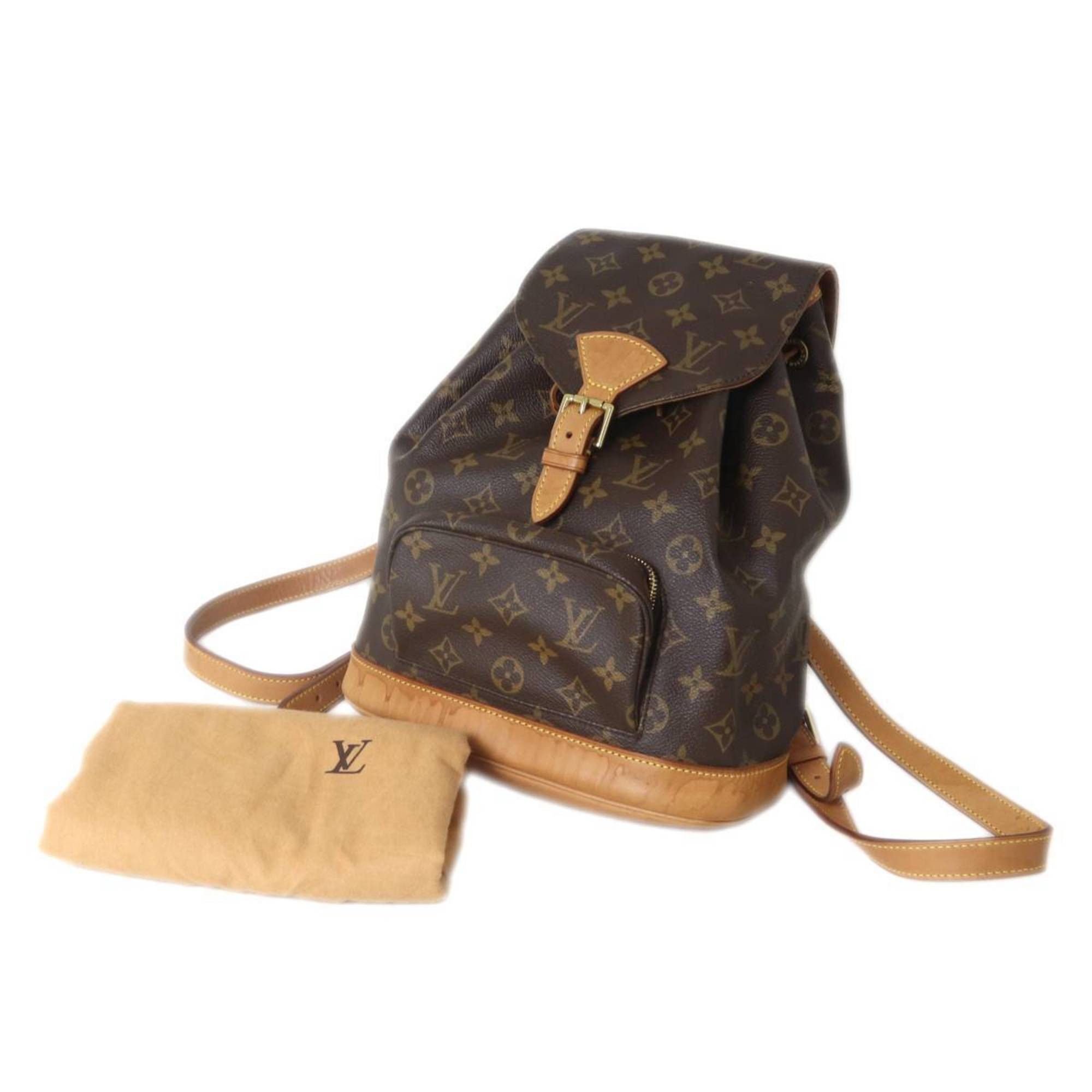 Louis Vuitton LOUIS VUITTON Montsouris MM Monogram Backpack M51136 SP1001 IS Size ONE SIZE - 1 Thumbnail