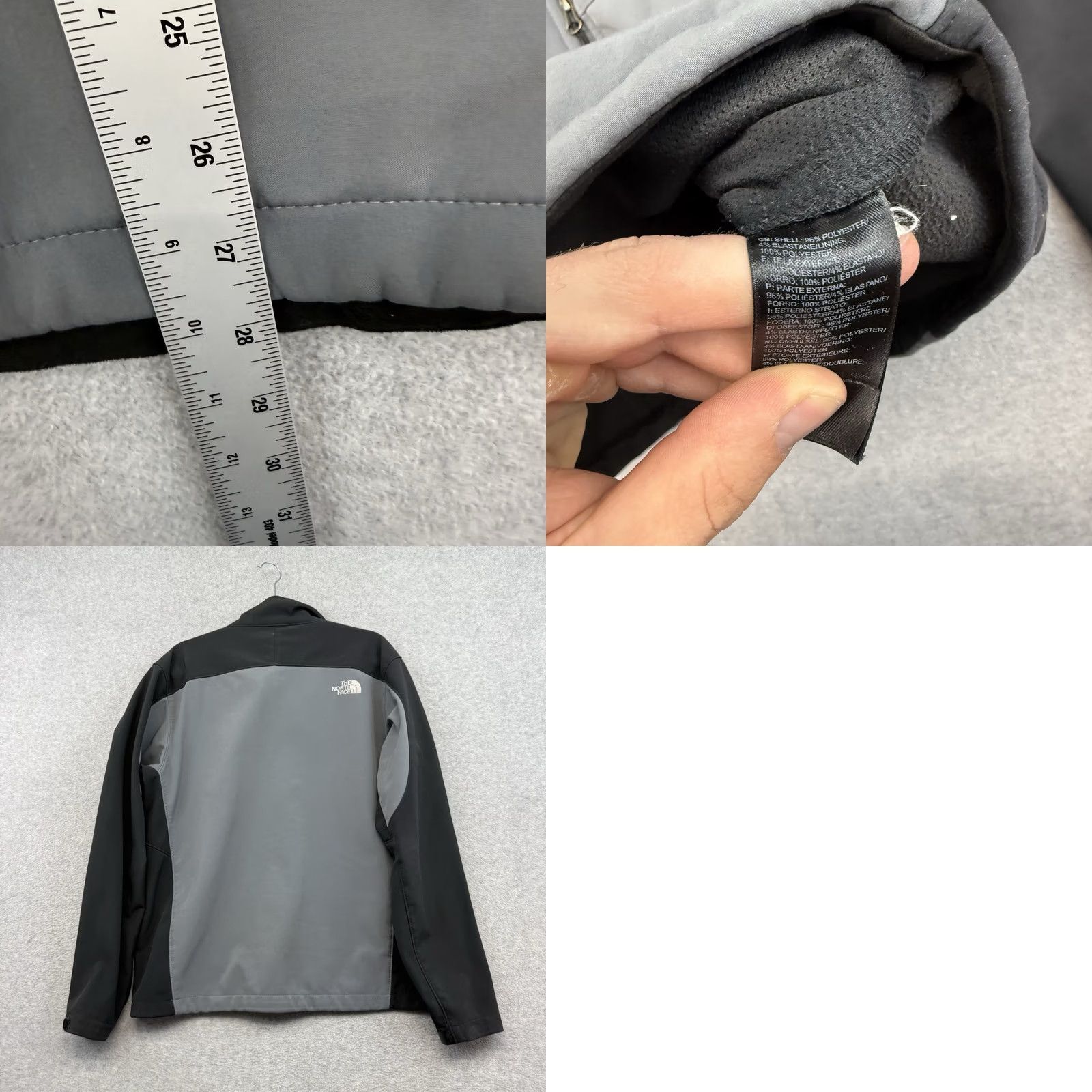 The North Face NORTH FACE Apex Bionic Jacket L Gray Windbreaker Softshell Water Resistant Full Zip Size US L / EU 52-54 / 3 - 8 Thumbnail