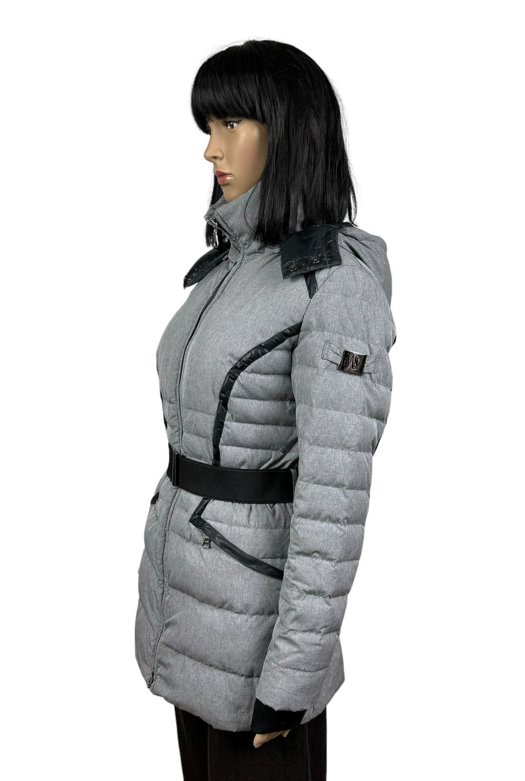 Other Who’s Who Grey Down Quilted Jacket Hooded size S Size S / US 4 / IT 40 - 6 Thumbnail