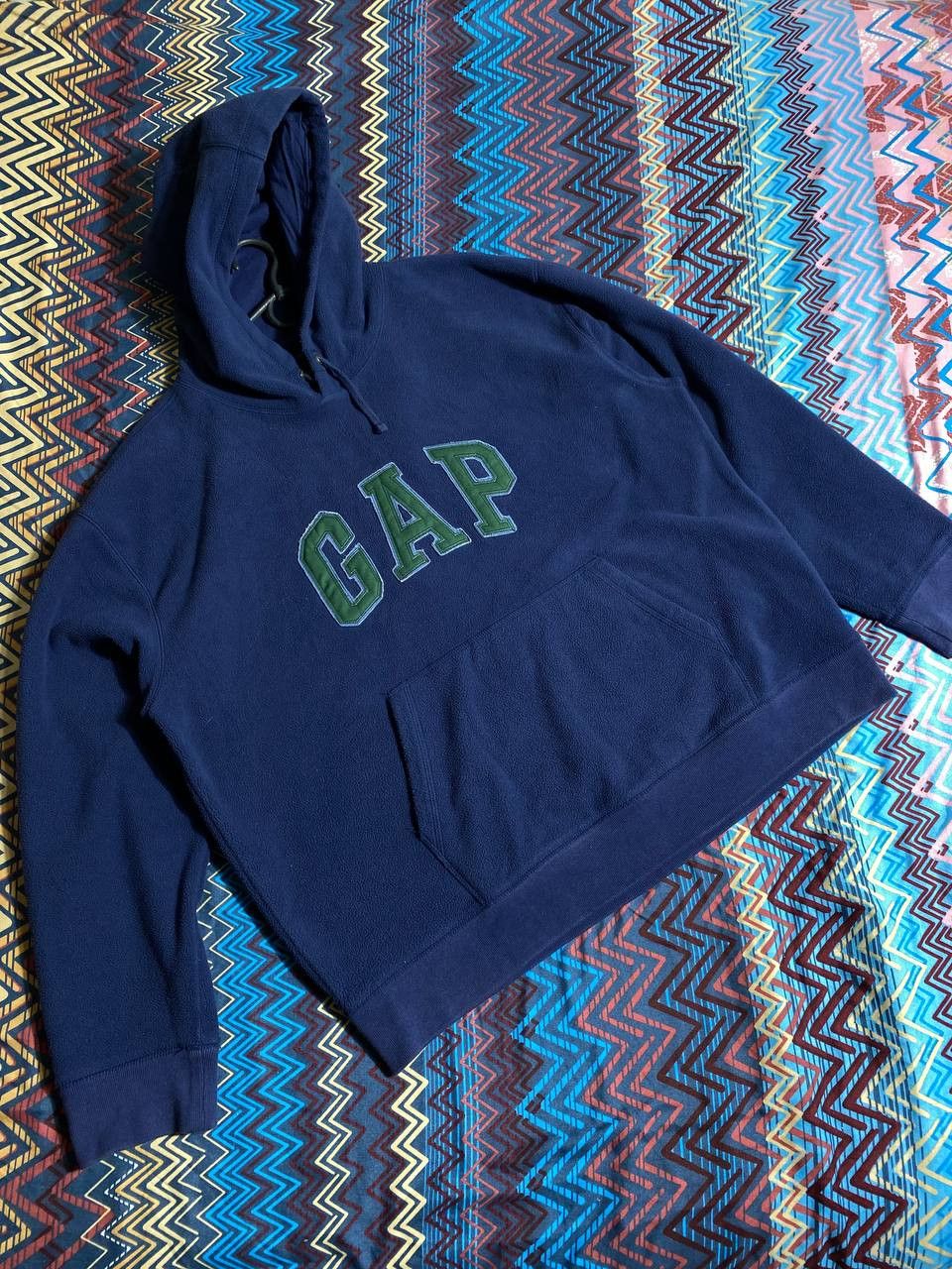 Gap Vintage Gap Zip Up Hoodie blue soft size XL Size US XL / EU 56 / 4 - 6 Thumbnail