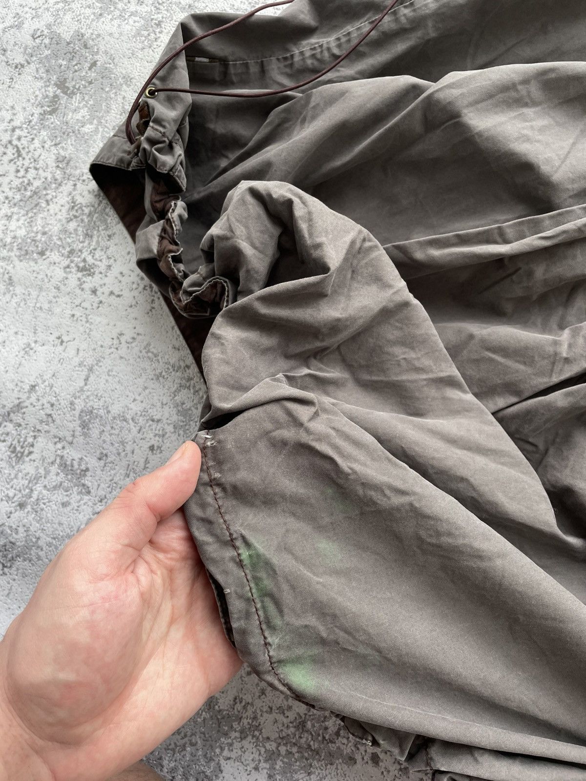 Japanese Brand Maharishi Vintage Cargo Distressed Skirt Size 27" / US 4 / IT 40 - 17 Thumbnail