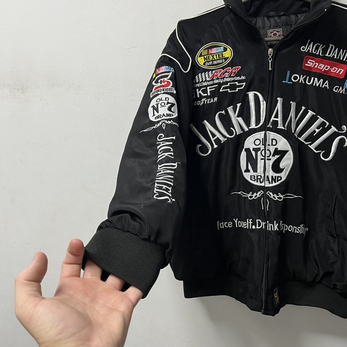 Formula 1 90s Vintage Nascar Jack Daniels Racing Bomber Jacket M Size US M / EU 48-50 / 2 - 7 Thumbnail